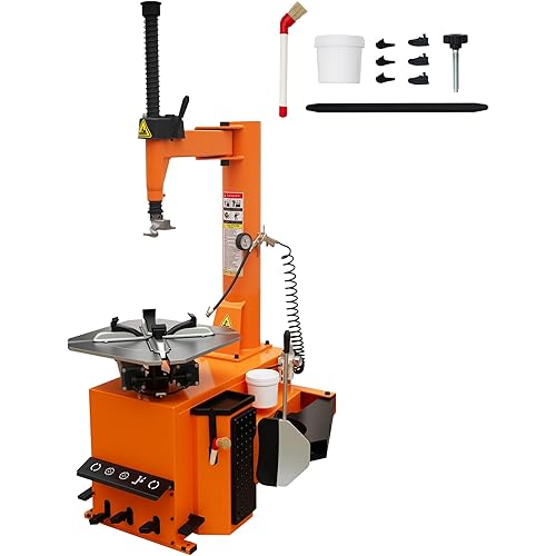 Albott 2.0 HP Tire Changer Machine, Wheel Changer for 12"-24" Rims Tire Repair Equipment, 110V Motor, Home Garage & Auto Shop Mounting Tool