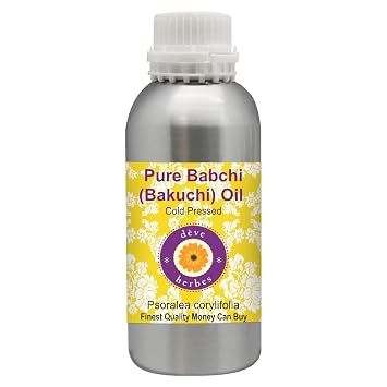 deve herbes Pure Babchi Oil Psoralea corylifolia Cold Pressed 630ml 21 oz