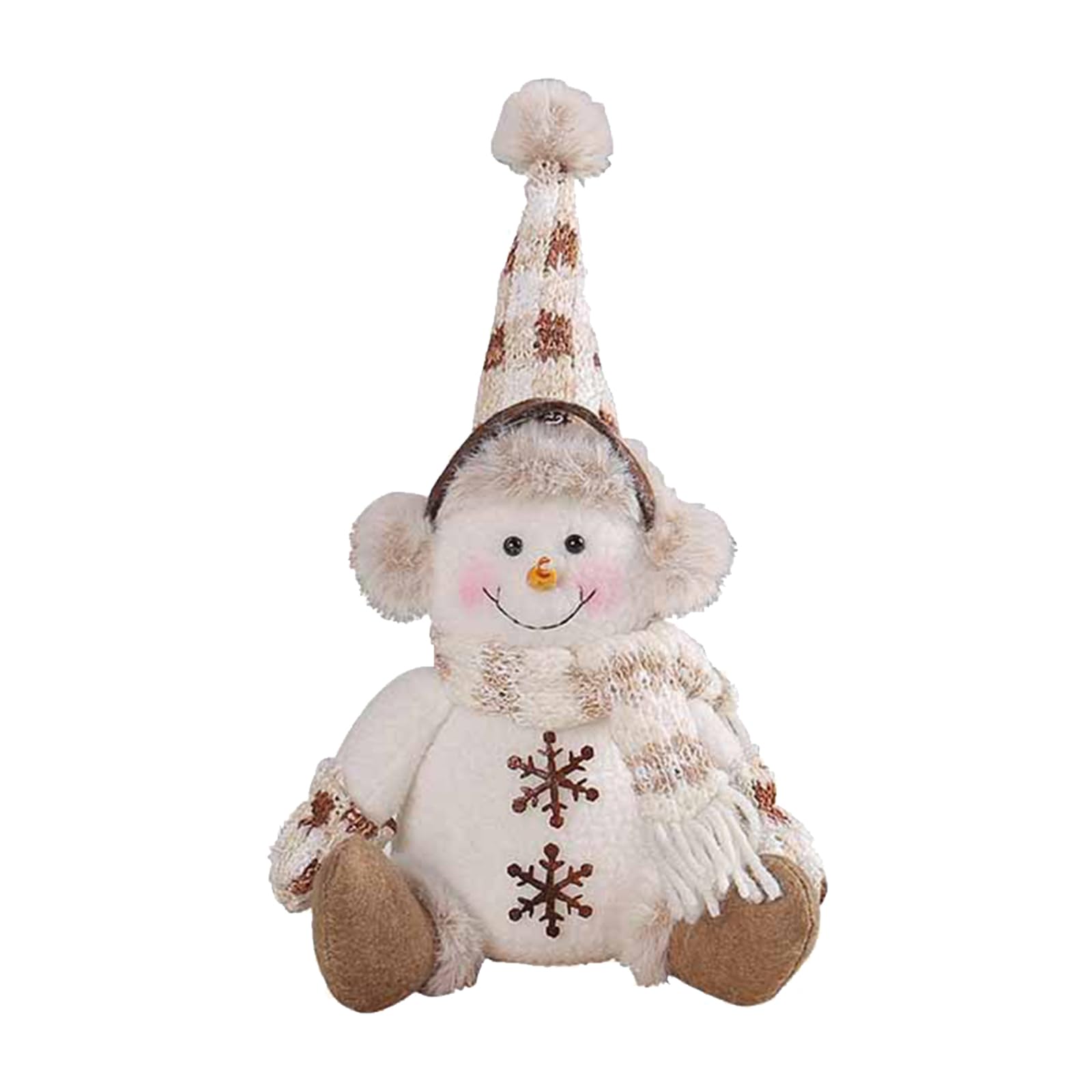 carotoe Festival Home Decoration Knit Snowman Rudolphs Gnomes Plush Soft Christmas Doll Ornament Soft Fabric Christmas Ornament