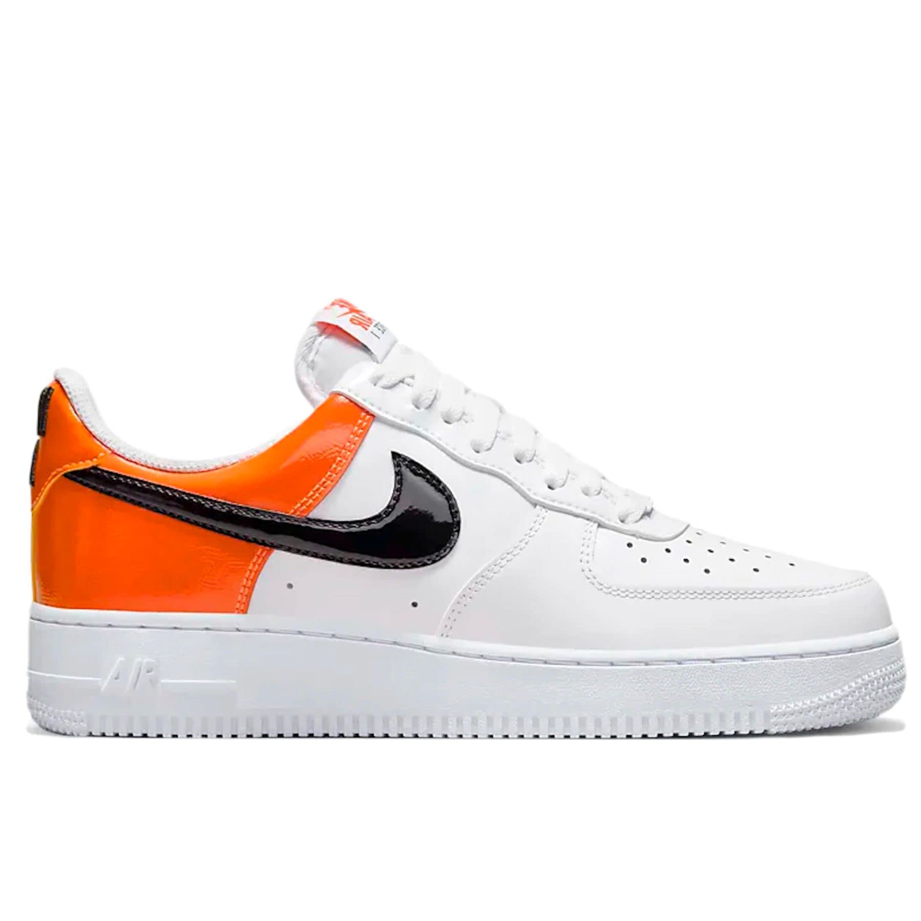 Nike - Air Force 1 07 Ess W - DJ9942103 - Couleur: Blanc-Orange - Pointure: