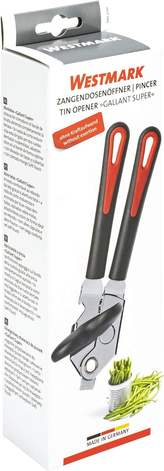 Westmark Can Opener 8.7 x 2.4 x 3 inches Black/Red