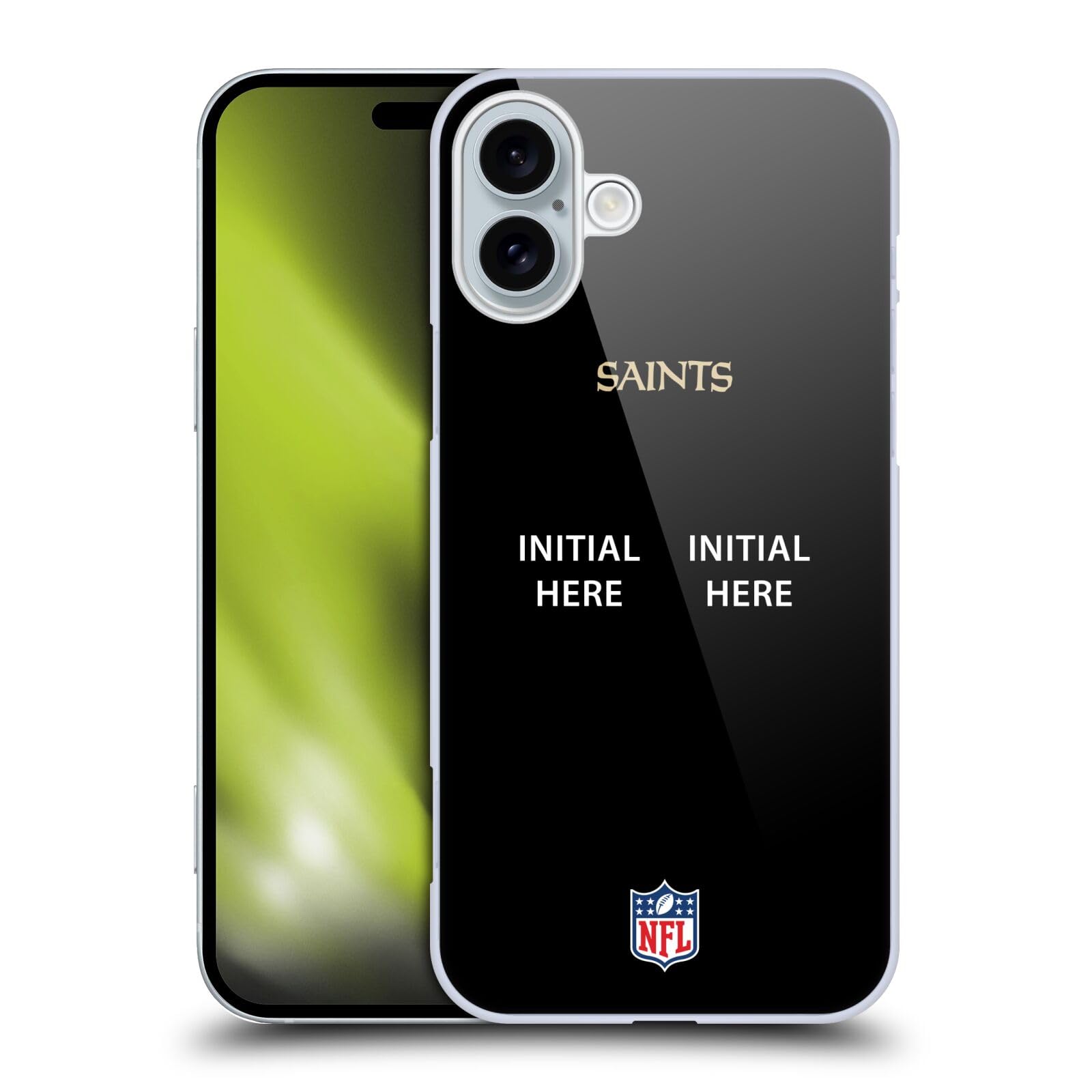 Coque dure New Orleans Saints NFL iPhone 16 robuste personnalisable - 8