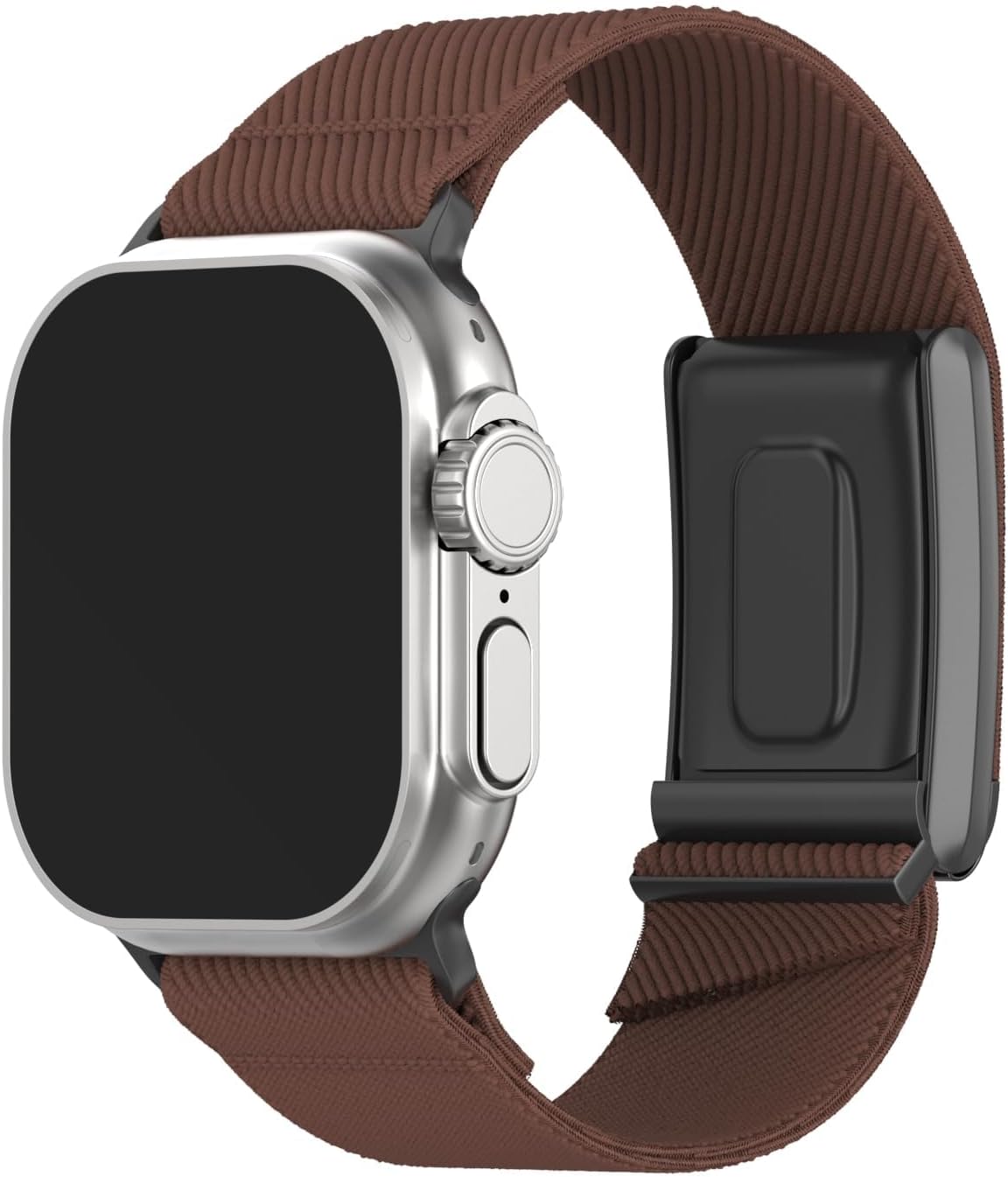Nylon Hybrid Strap Compatible with Apple Watch + Whoop 4.0, Odor Resistant and Breathable Nylon band