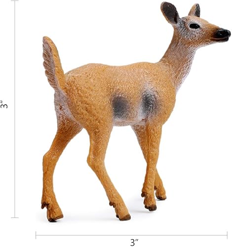 Vista 4 de RESTCLOUD - Figura decorativa de ciervo para pasteles, Paquete de 6