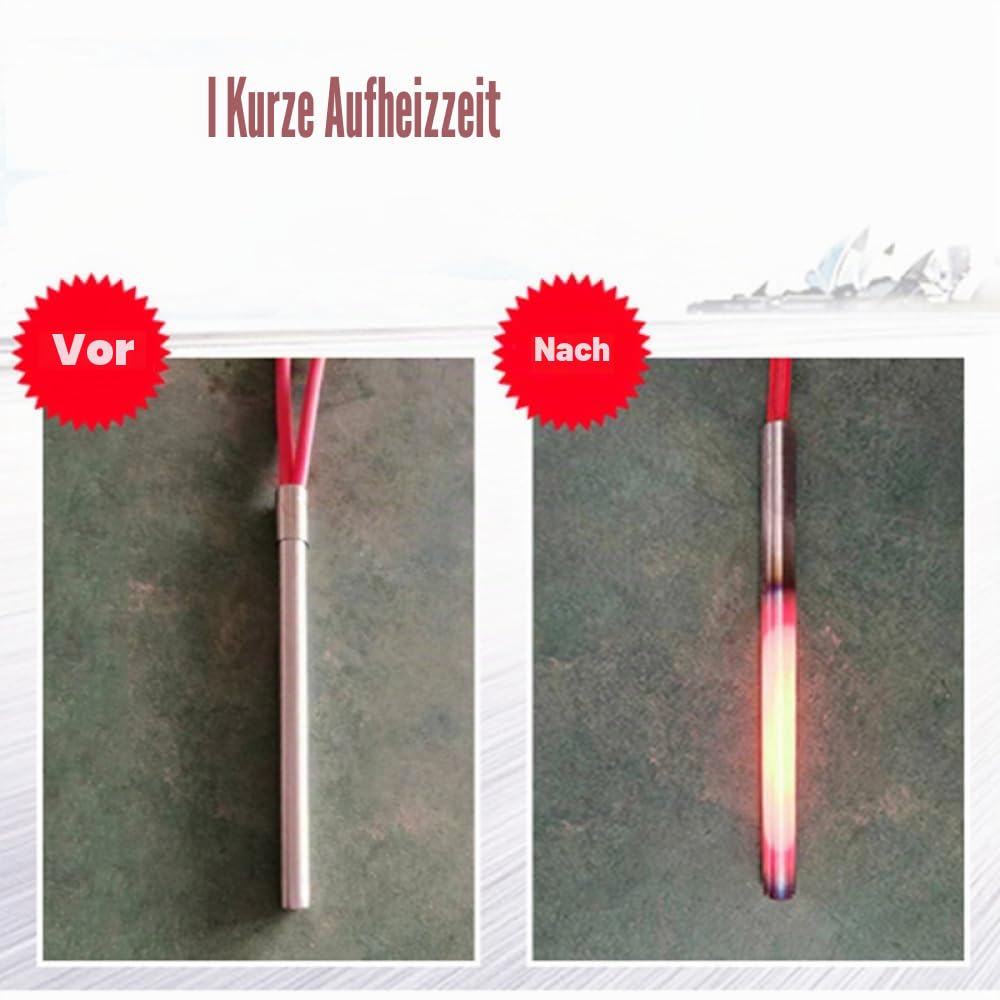 Pelletzünder, 220 V 300 W Ofen, Pelletofen, Zündelement, Heizrohr für Kamin, Grill, 140 mm