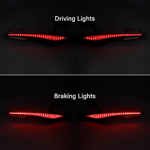 Miniatura 8 de TCT-MOTORPARTS Alforjas Accent Swoop - Luz LED para Honda Goldwing GL1800 F6B 2013-2017