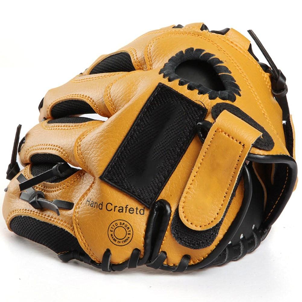Etto 11.5 Pouces Homme Professionnel Manuel de Baseball Gant beisbol Formation Sport Gant de Sport pour Match Softball garçon Enfant hob002z
