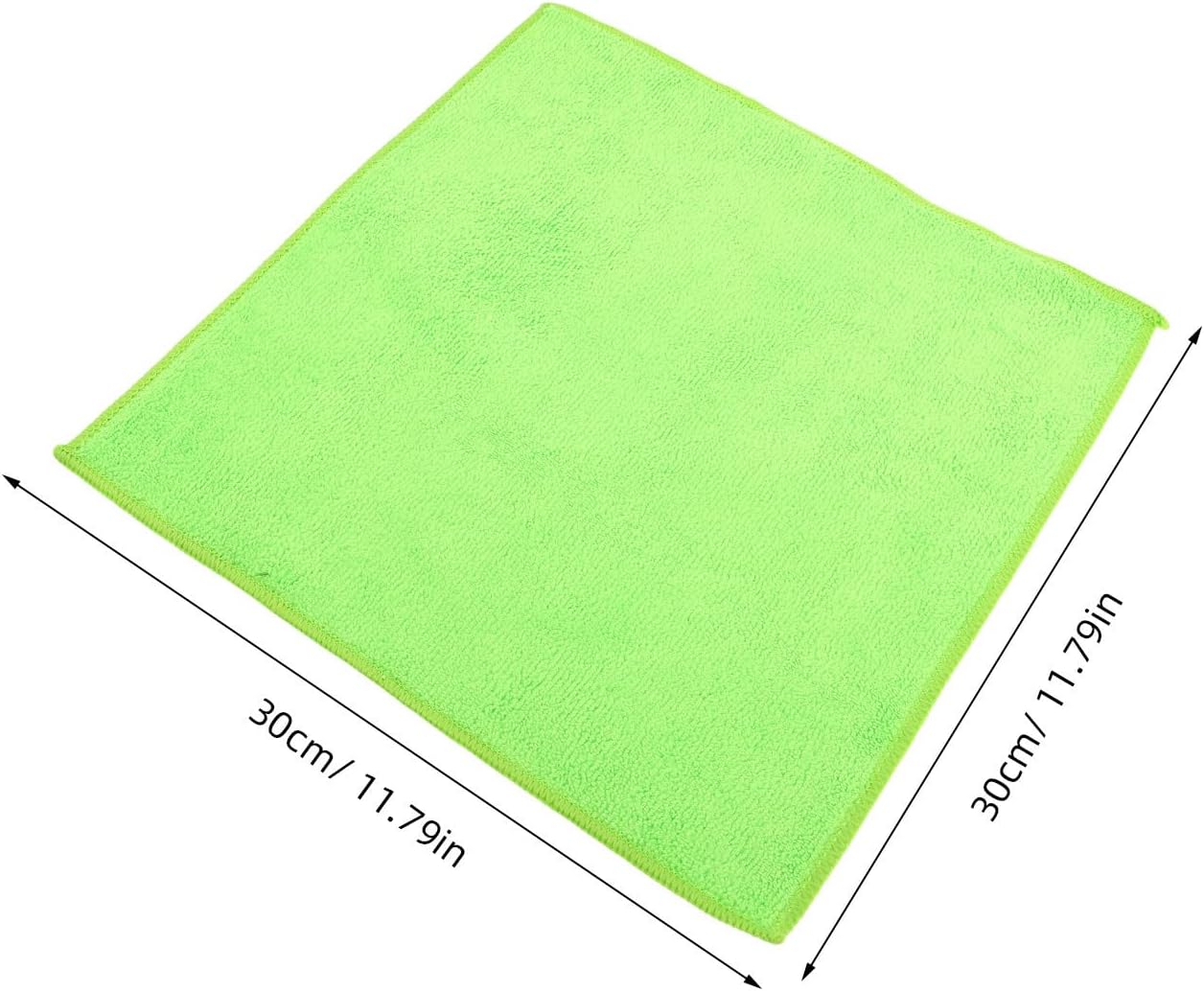 10pcs Car Cleaning Cloths - Vehicle Detailing Accessories - Microfiber Towels for Cars Undercarriage, Rims & Engine Bay Cleaning 30x30cm/12 x12