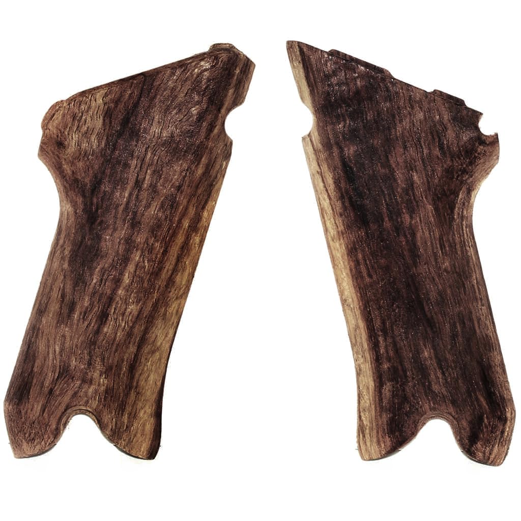 Airsoft Softair WE (WE-TECH) Grip Cover Echtes Holz Griffabdeckung passend für Armorer Works AW WE Luger P08 GBB Pistole Brown