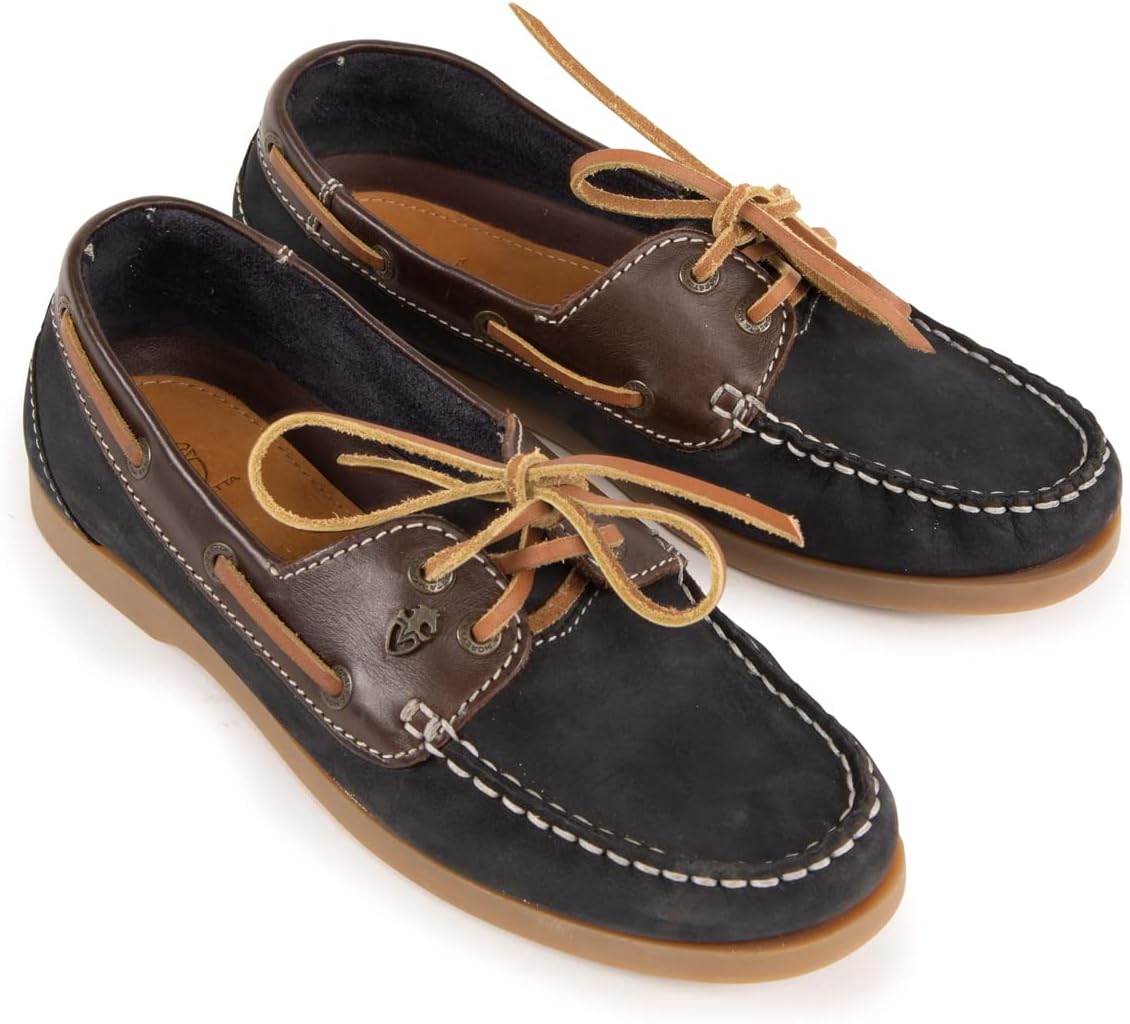 (モレッタ) Moretta レディース Avisa レザー デッキシューズ 婦人靴 カジュアル 乗馬 ホースライディング (26.