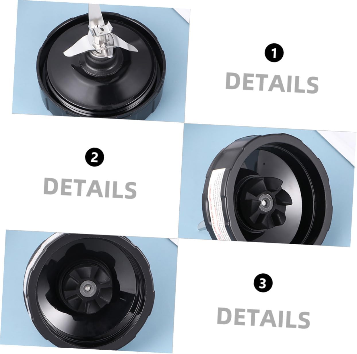 2pcs Blade Base Replacement for Juicer Assembly Compatible - - Easy to Install and Durable Parts Accessories for Smoothies and Juices