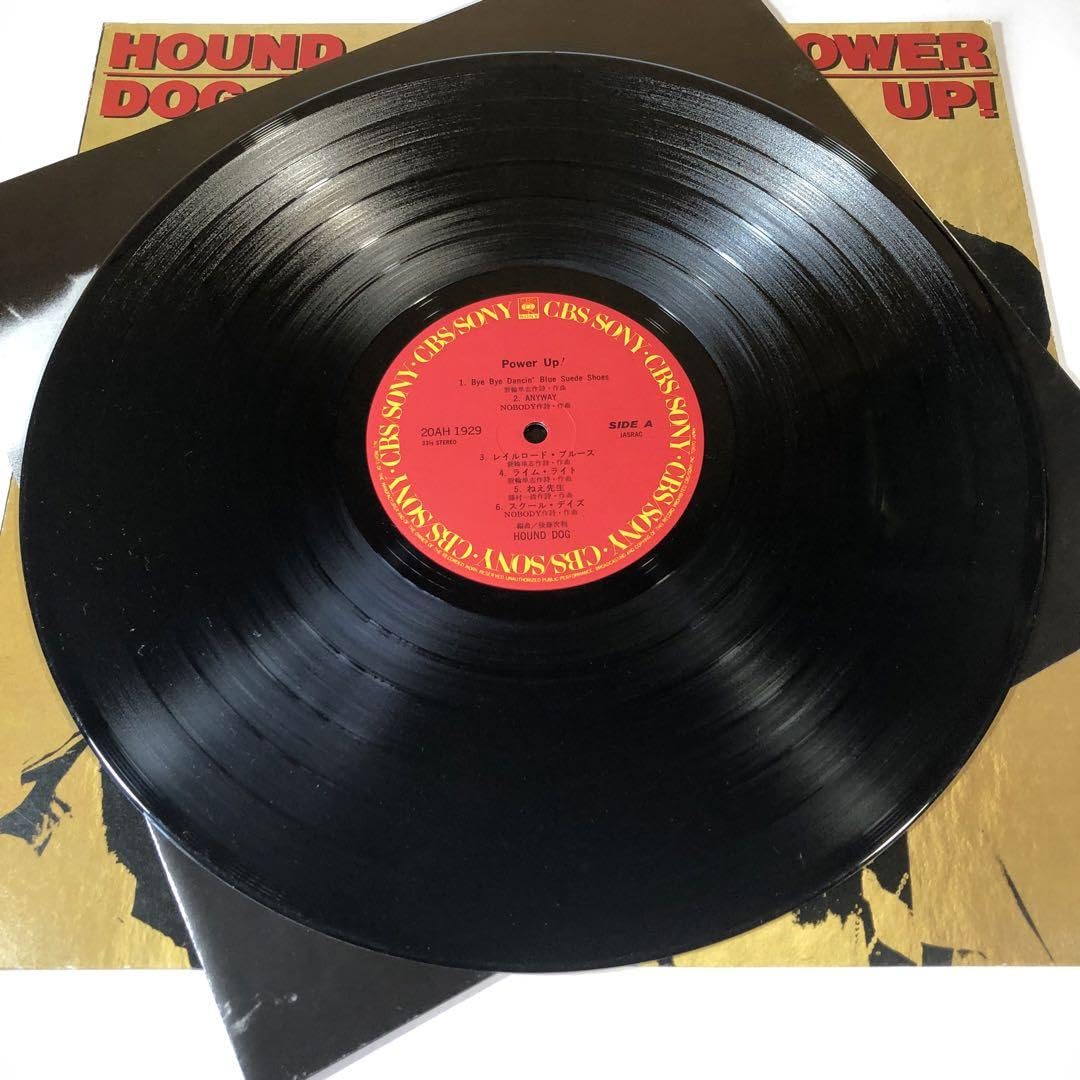 Amazon.co.jp: m601 LPレコード POWER UP ハウンド ドッグ : ホビー