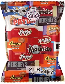 Assorted Bulk Chocolate Mix - Snickers, Kit Kat, Milky Way, Twix, Whoopers, Heath & More! By Candy Market (32 Ounces)