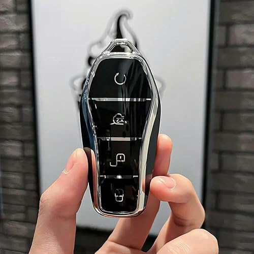Miniatura 4 de PTATT TPU Shell Fob Holder for BYD Tang EV600 Han EV Yuan Plus ATTO 3 Song Plus Pro MAX DMI MAX Qin Car Key Case Cover