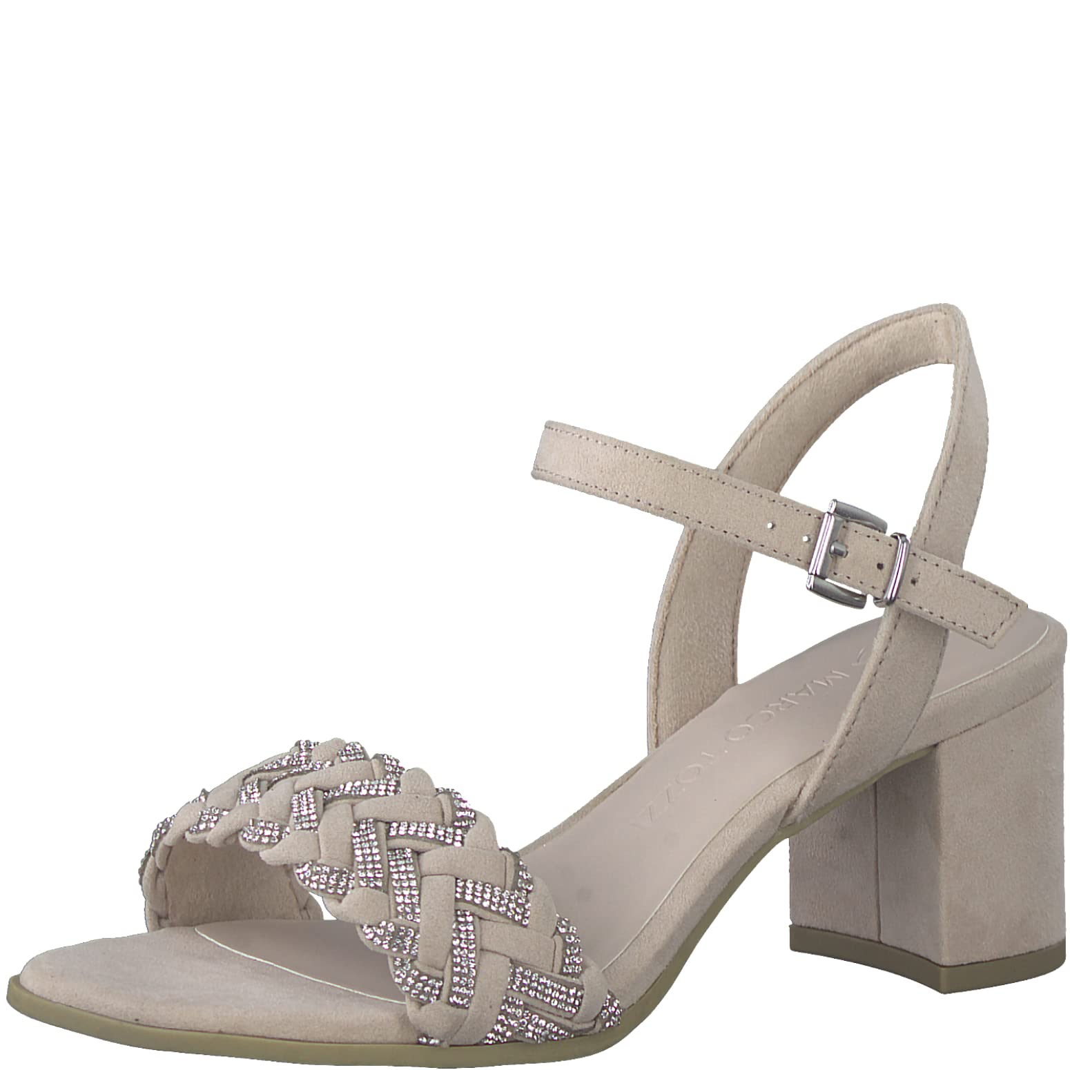 MARCO TOZZI Women's 2-2-28345-20 Heeled Sandals, Powder Comb, 6 UK