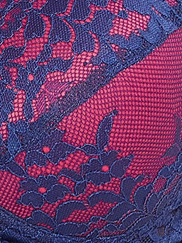 Image of Clovia Women Padded Lace Full Coverage Bra- Wirefree, Multiway