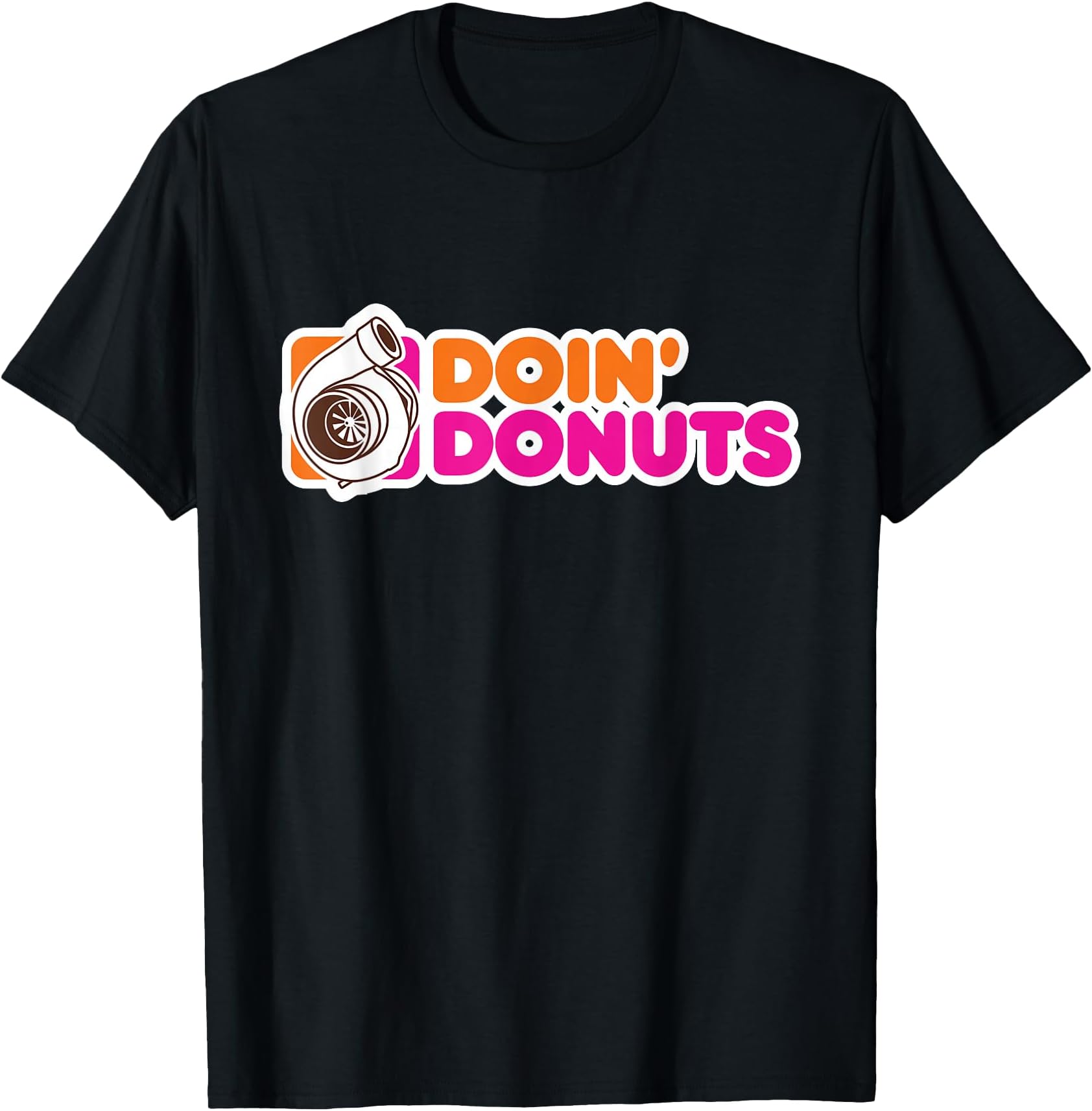 Doin' Donuts - Funny Racing & Drift Car Enthusiast T-Shirt Small