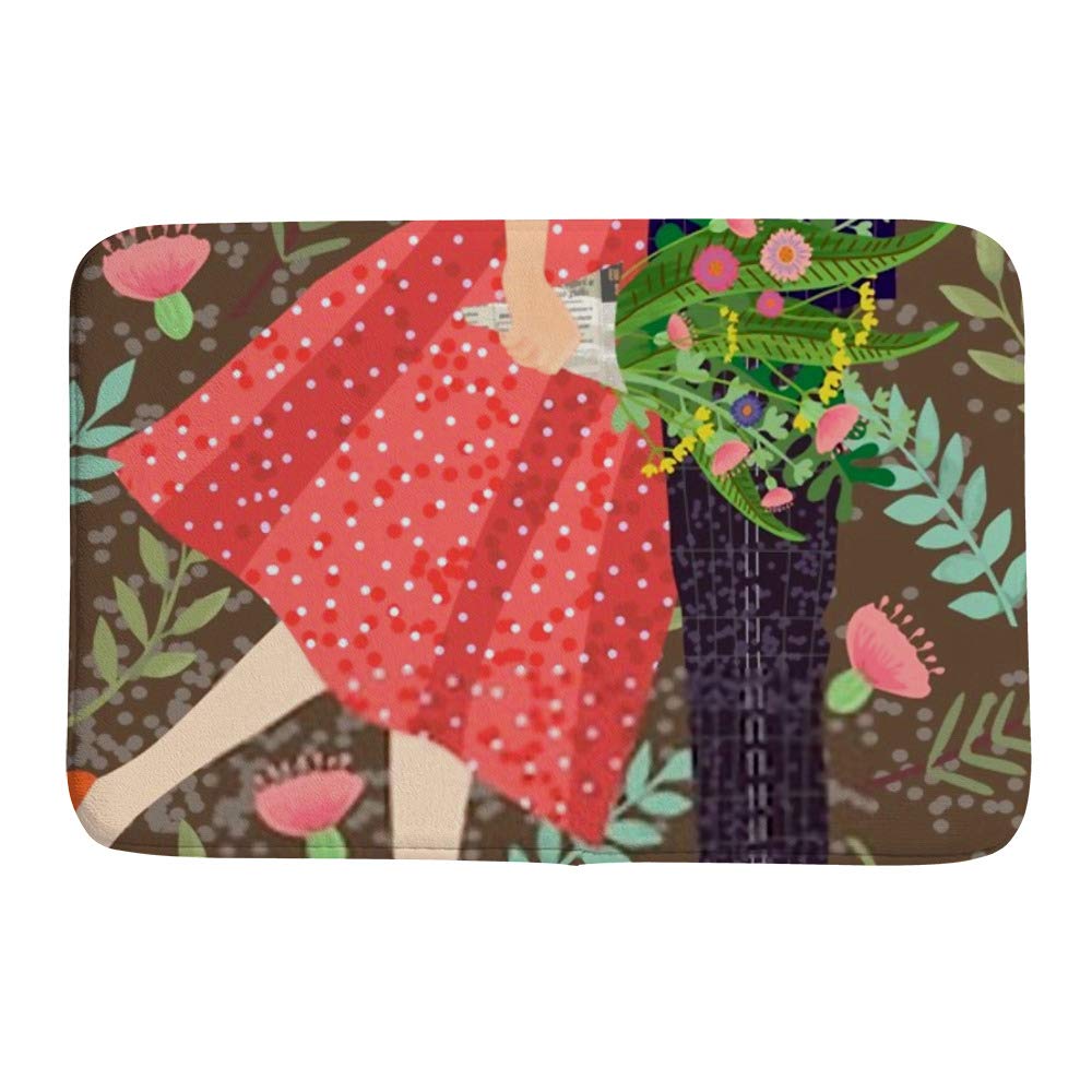 Tapis de sol salon coloré en polaire corail douce pour entrée de maison