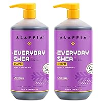 Vista 1 de Alaffia Champú de karité EveryDay, champú de limpieza suave para cabello normal a seco, hecho con manteca de karité sin refinar de comercio justo