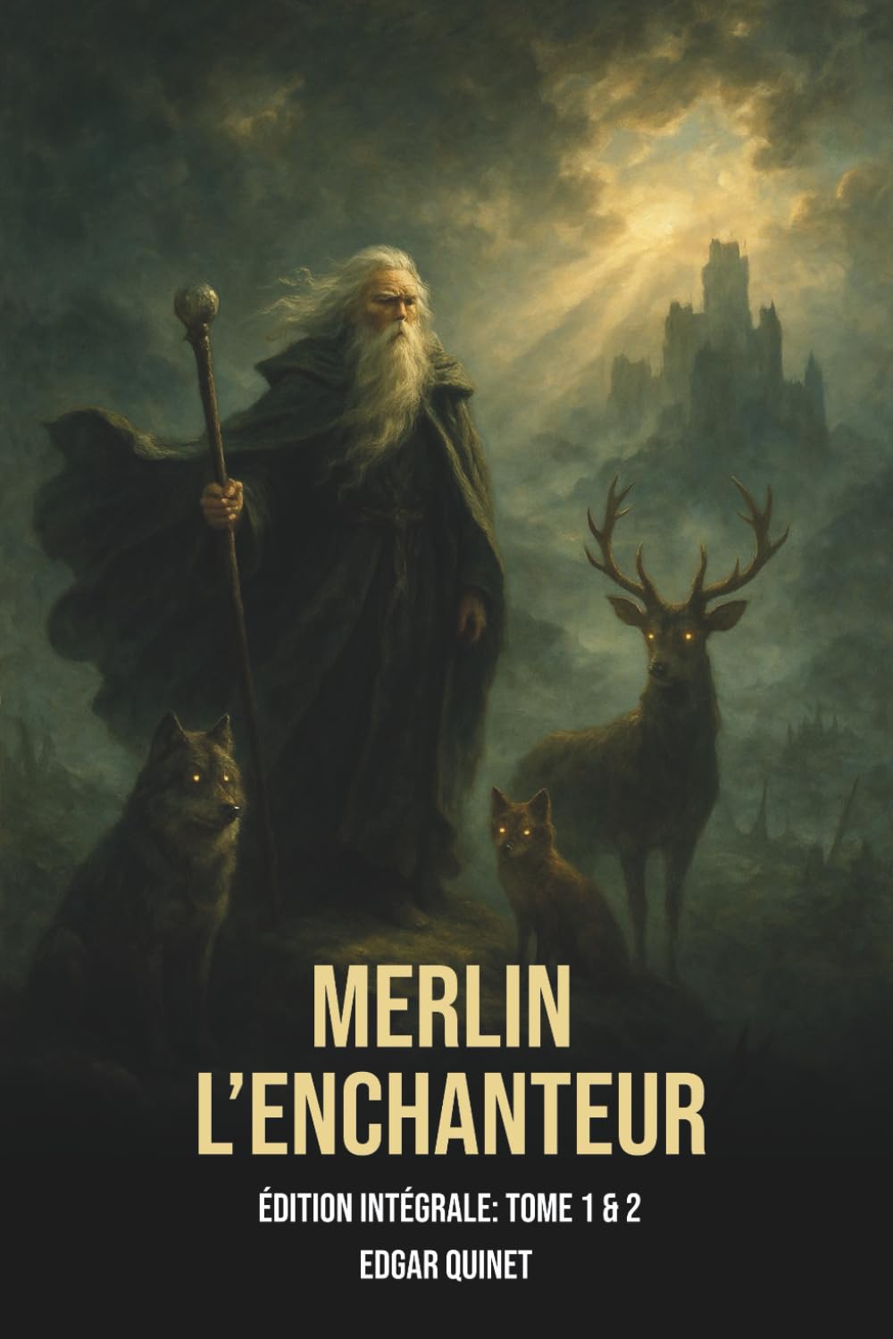 Merlin l’Enchanteur – Édition Intégrale: Tome 1 & 2 - Œuvre majeure d’Edgar Quinet avec biographie de l’auteur: Légendes arthuriennes et magie : le chef-d’œuvre poétique d’Edgar Quinet