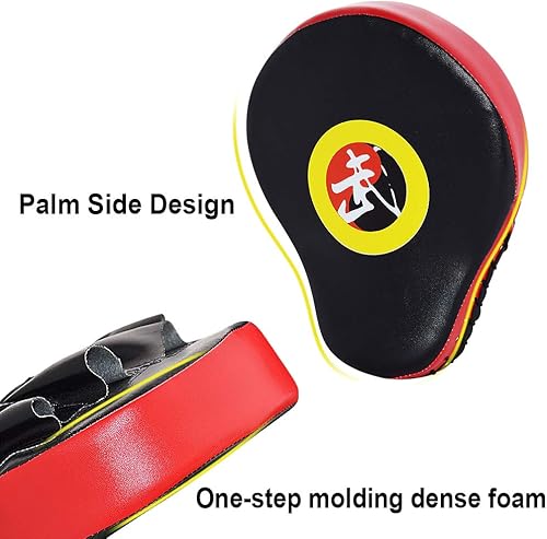 Miniatura 3 de TLBTEK 2 manoplas curvadas de boxeo almohadillas de boxeo guantes de entrenamiento para kickboxing Muay Thai artes marciales artes marciales UFC