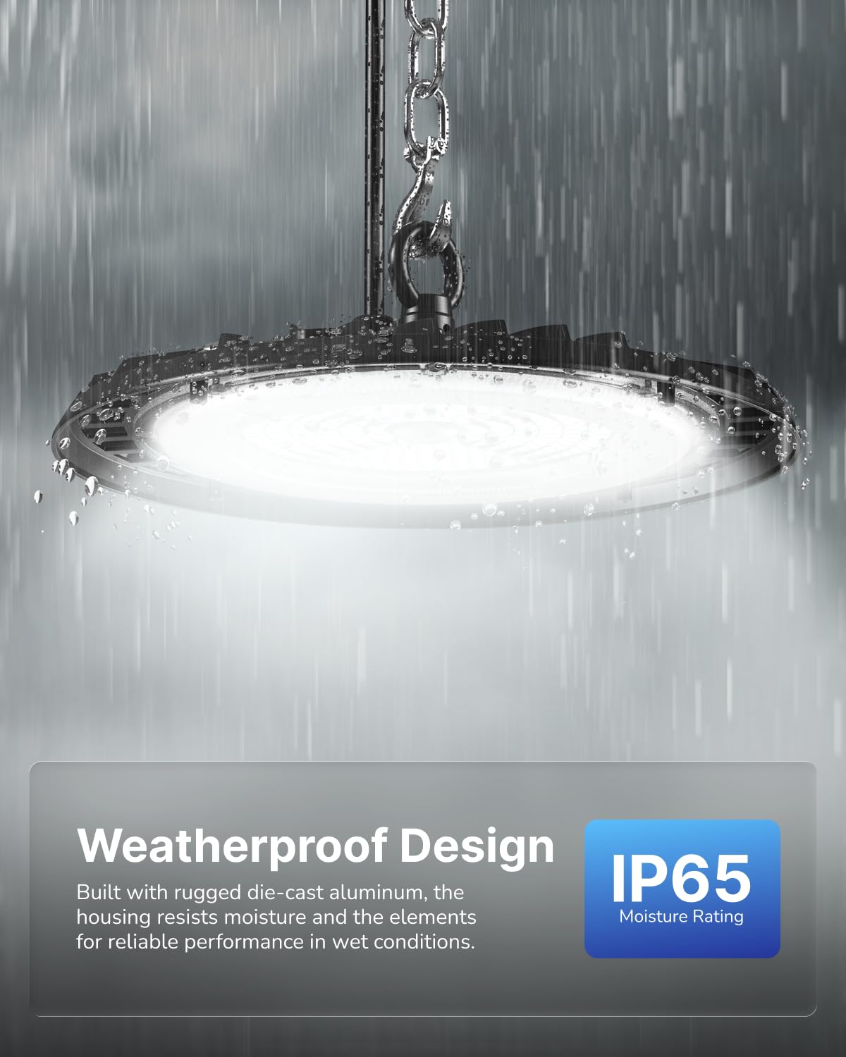 Sunco UFO LED High Bay Light 150W 19500 Lumens 5000k Ultra Bright Commercial Shop Lights for Warehouse Factory — view 3