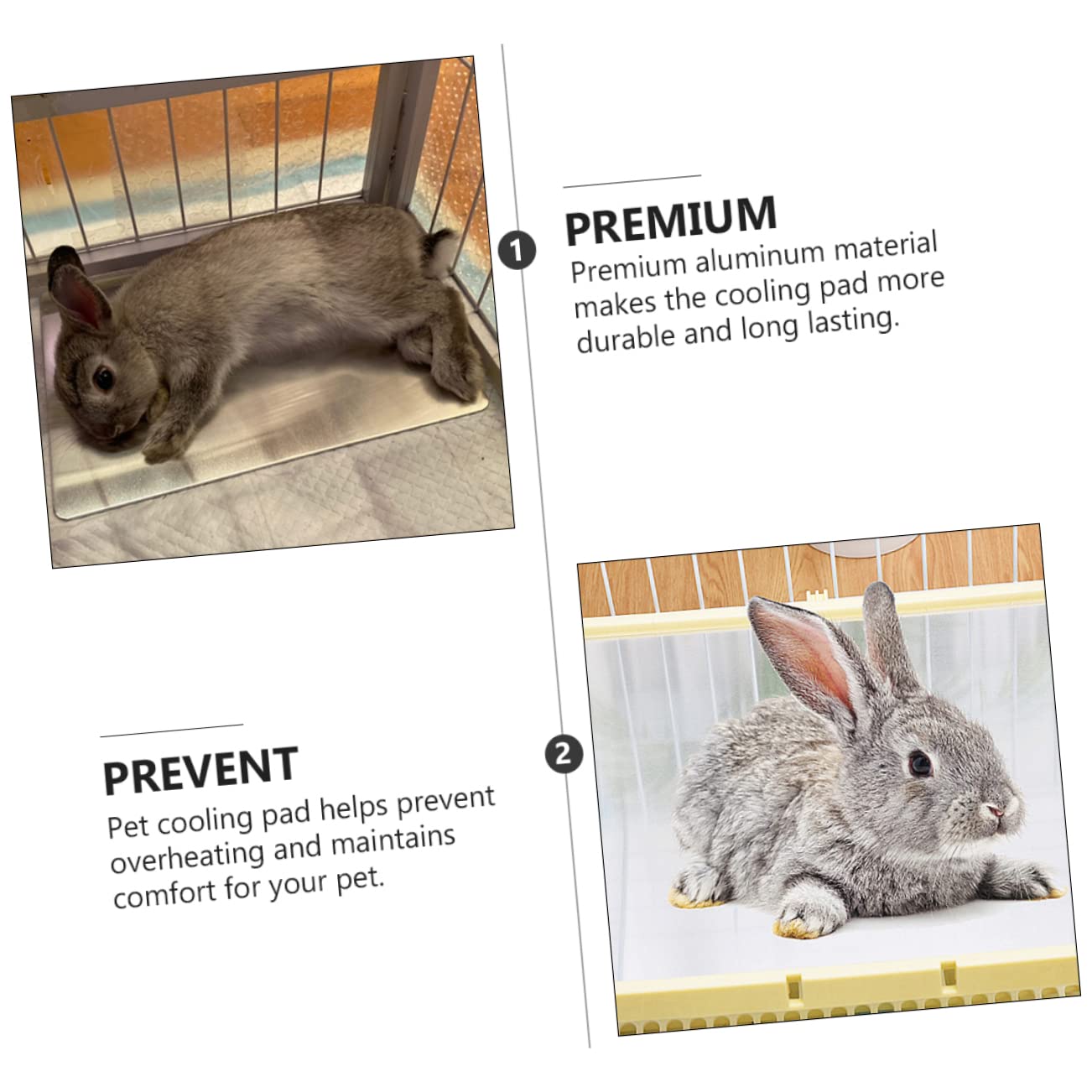 Sosoport 1Pc Pet Cooling Pad for Summer Lightweight Thermal Mat for Cats Dogs Rabbits and Hamsters Prevent Overheating Comfortable and Secure Resting Surface