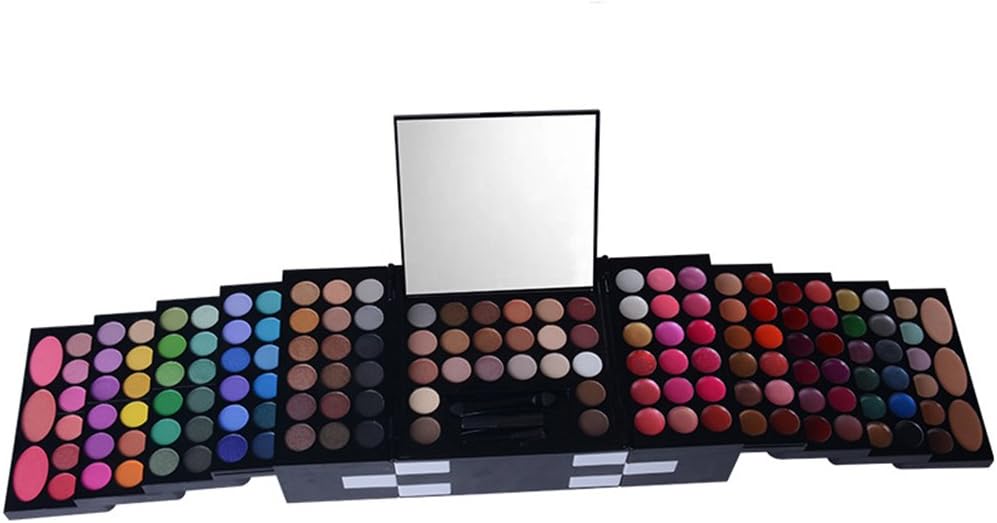 JasCherry 148 Farben Mix aus Matt und Schimmer Lidschatten, Concealer und Rouge-Palette Make-up Set Kit - Image 4