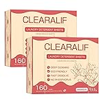 CLEARALIF Laundry Detergent Sheets Up to 320 Loads, Magnolia - Great For Travel,Apartments, Dorms,Laundry Detergent Strips Eco Friendly & Hypoallergenic - 2 PACK