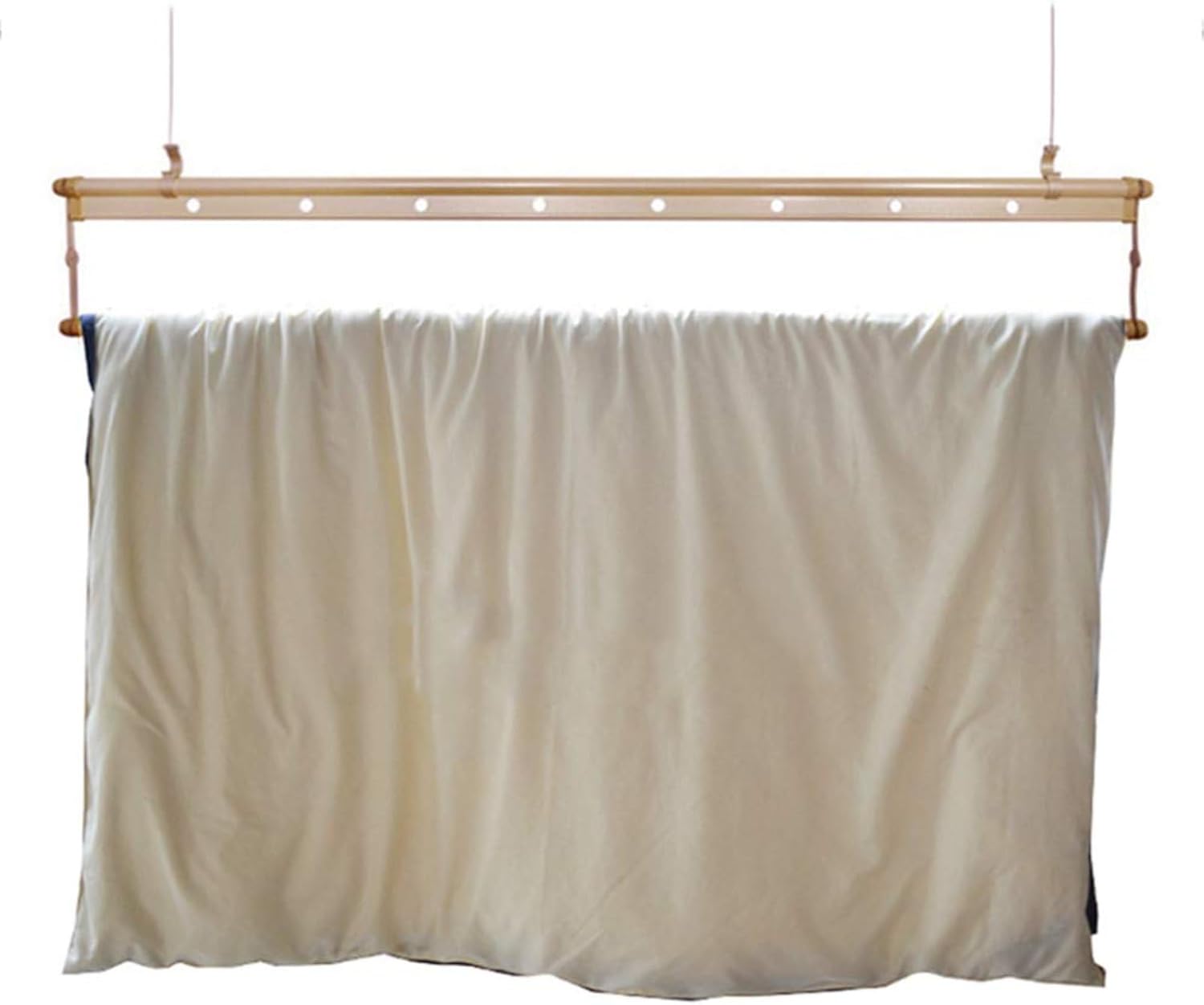 Ceiling Pulley Laundry Drying Rack Space Saving Clothes Airer Freestanding & Wall Mounted Towel Rail for Efficient Drying Ideal for Small Spaces