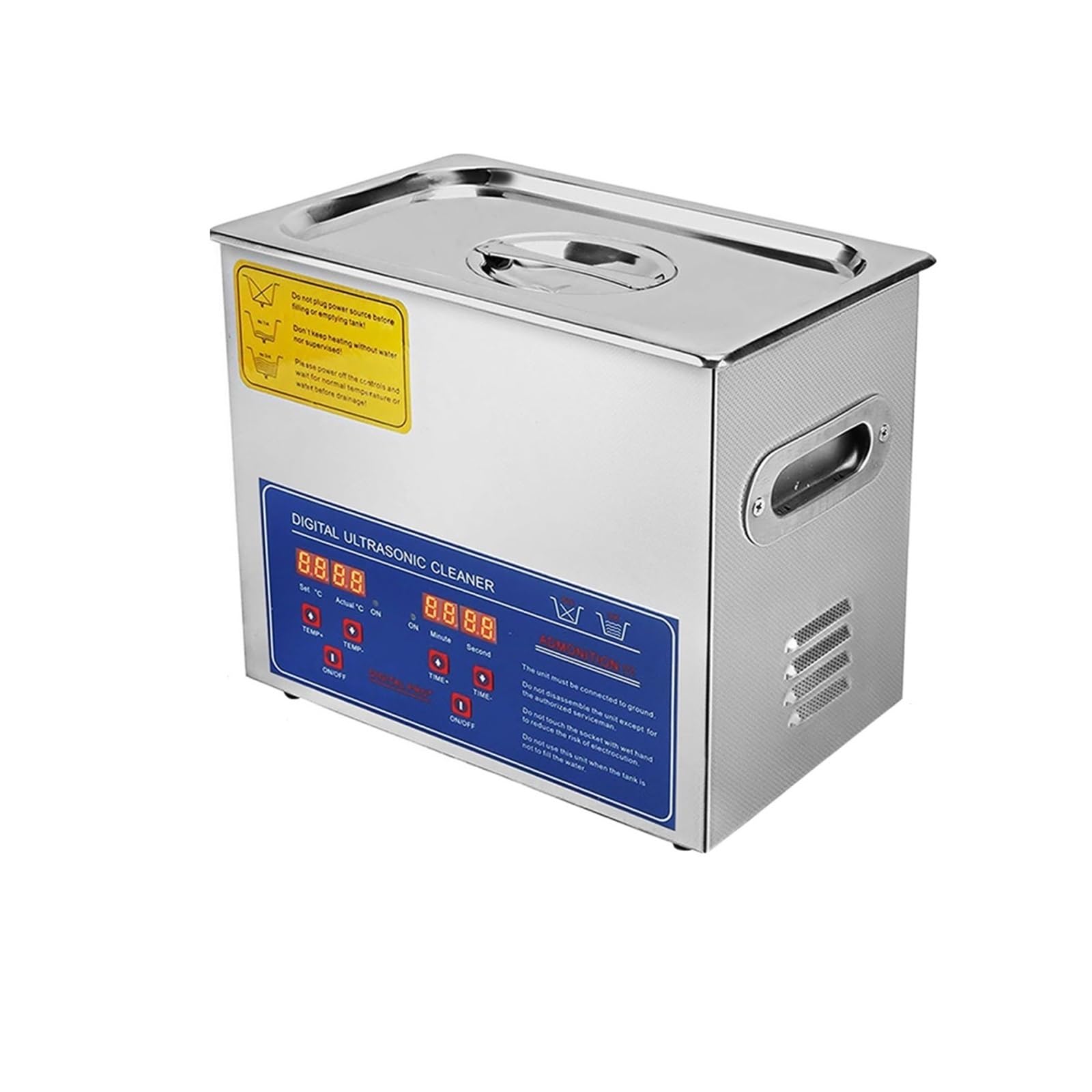 180W Myjka Ultradźwiękowa 6L Zegar Cyfrowy Wanna Ze Stali Nierdzewnej Biżuteria Okulary Zegarek Maszyna Do Czyszczenia