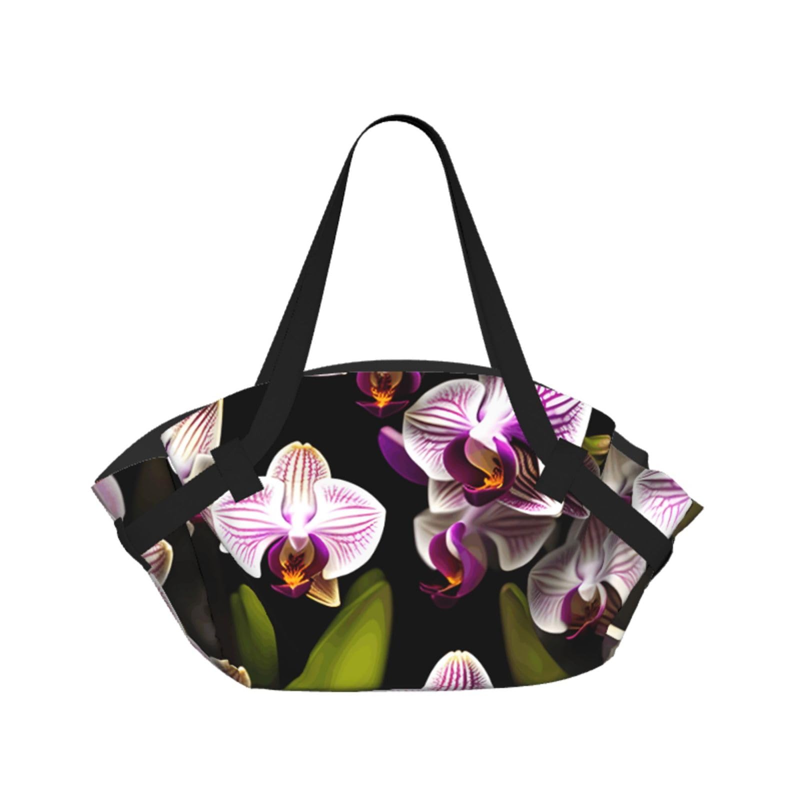 Sac de camping pliable grand volume et tapis étanche imprimé fleuri - 6