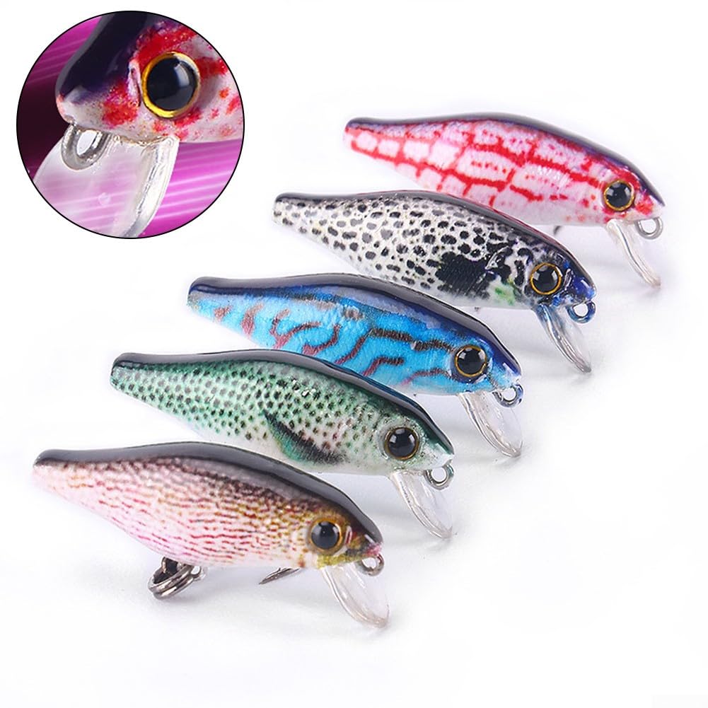 5 Esca Da Pesca Snodate Tipo Minnow - Crankbait Wobbler Per Pesca In Acqua Salata - Foto 3
