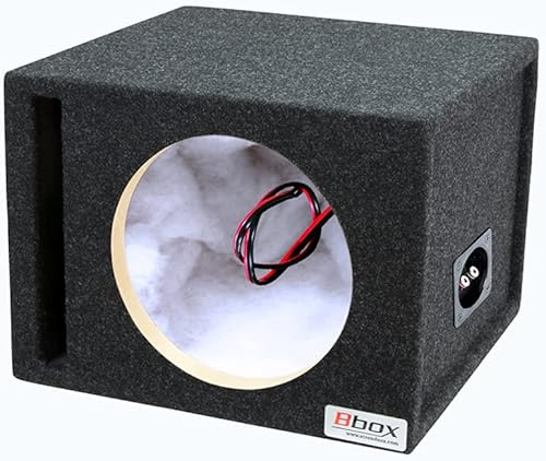 Atrend Bbox Car Pro - Carcasa para altavoz de audio de 10 pulgadas, carcasa de subwooferaltavoz con ventilación única MDF de alta calidad,