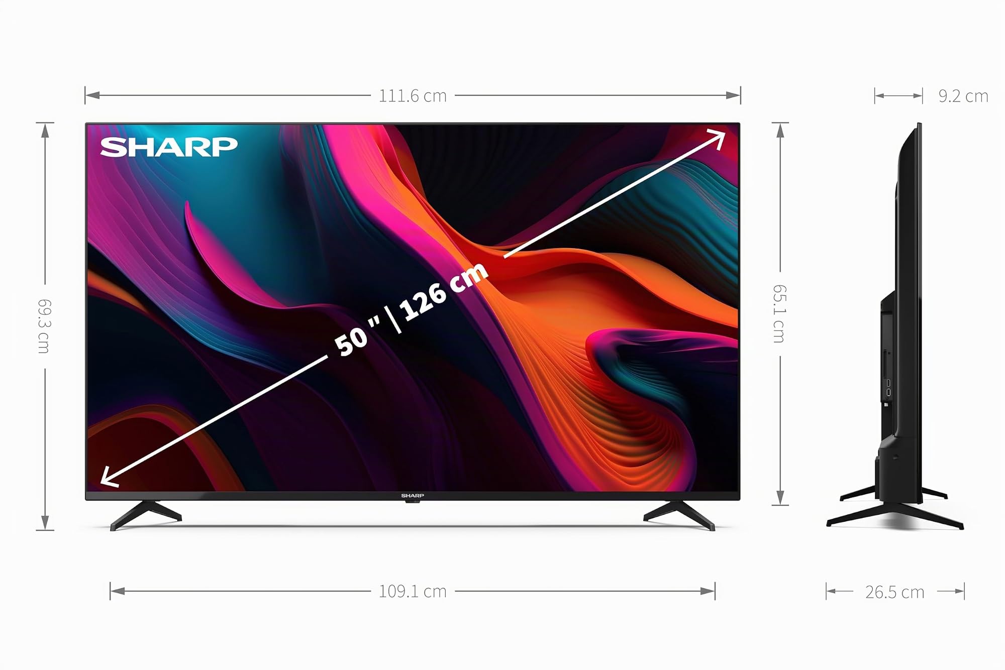 Sharp 50GL4260E 50" 4K UltraHD LED Google TV