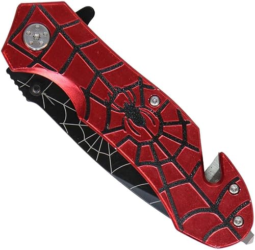 Miniatura 1 de Hot Leathers Cuchillo araña roja KNA1152-3.5"