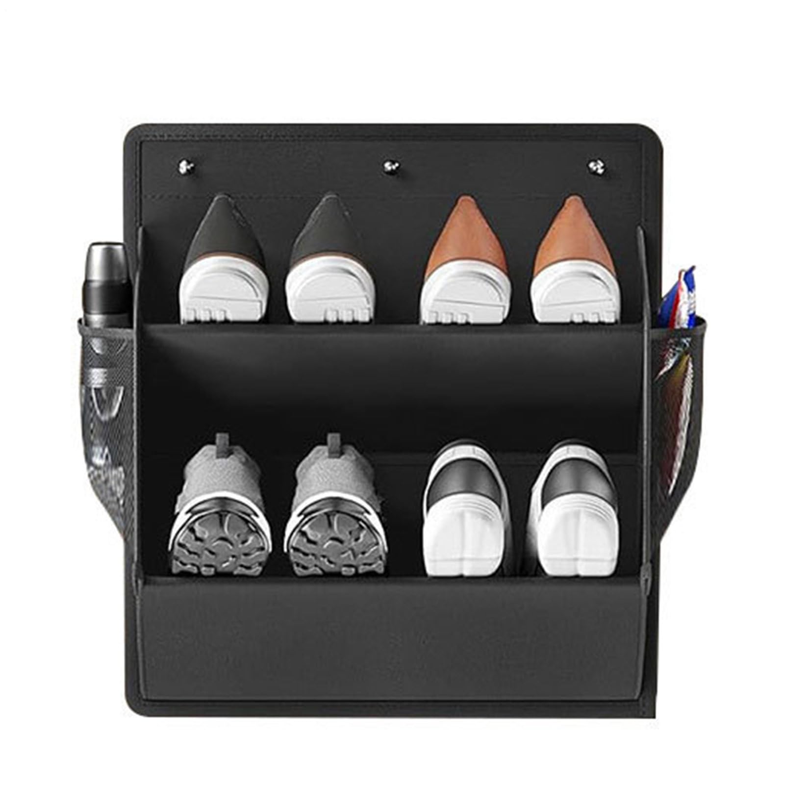 Generisch RV Schuhorganizer | Wandmontiert Schuhorganizer - Klebefreier Organizer Platzsparend Für Waschraum, Badezimmer, Kleiderschrank, Schlafzimmer, Wohnung