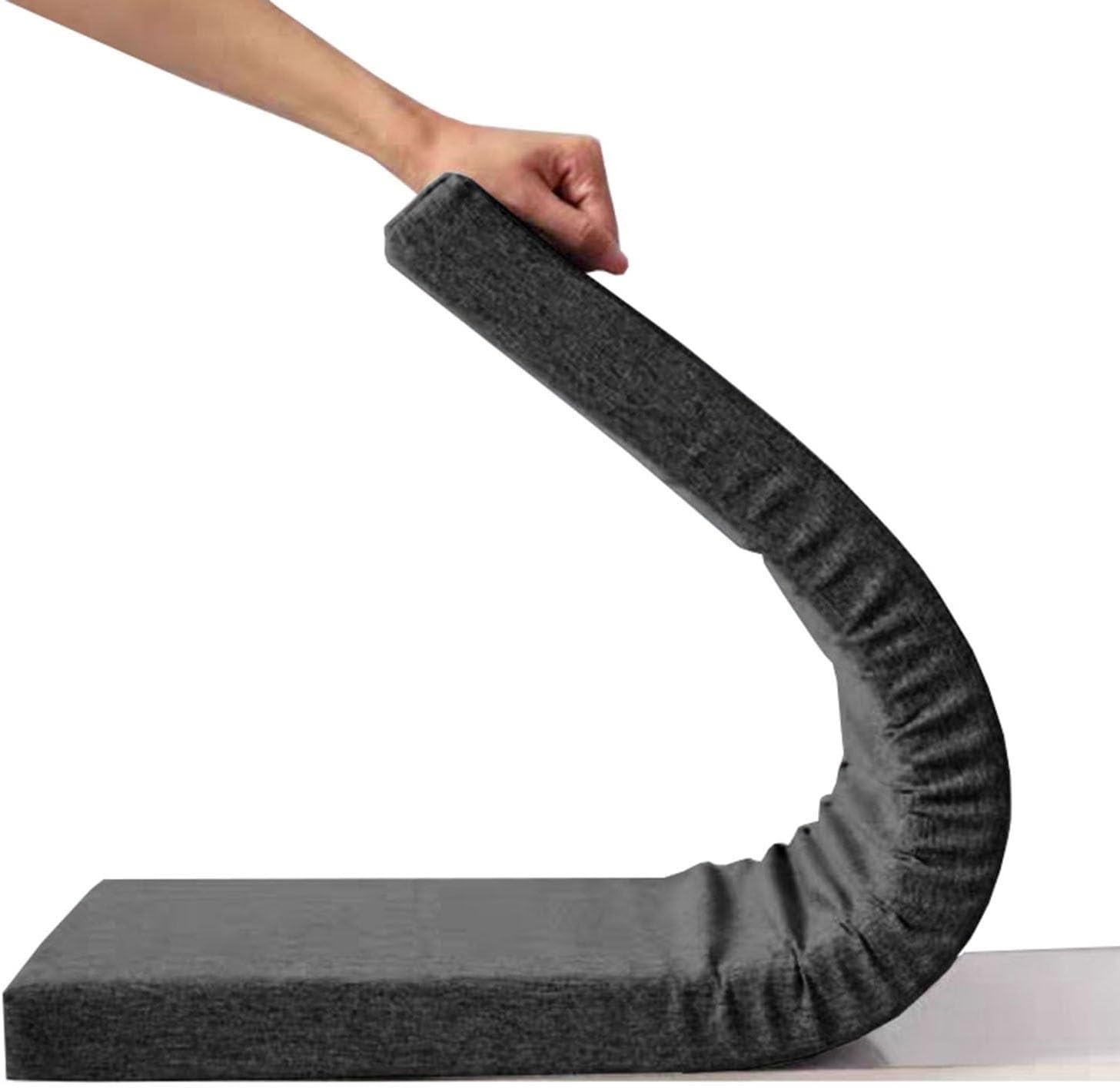 Coussin de banc antidérapant et déhoussable de 5 cm d'épaisseur pour extérieur