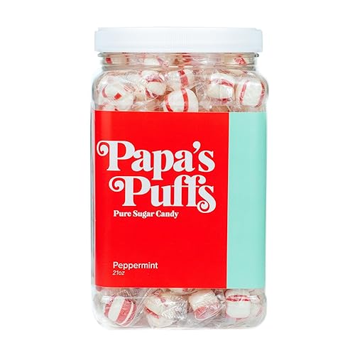Miniatura 6 de Papa's Puffs Caramelo de azúcar puro con sabor a piña coloada, envuelto individualmente en tina resellable, sin grasa, sin gluten, sin colesterol,