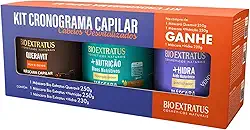 Kit Cronograma Capilar Bio Extratus Cabelos Desvitalizados