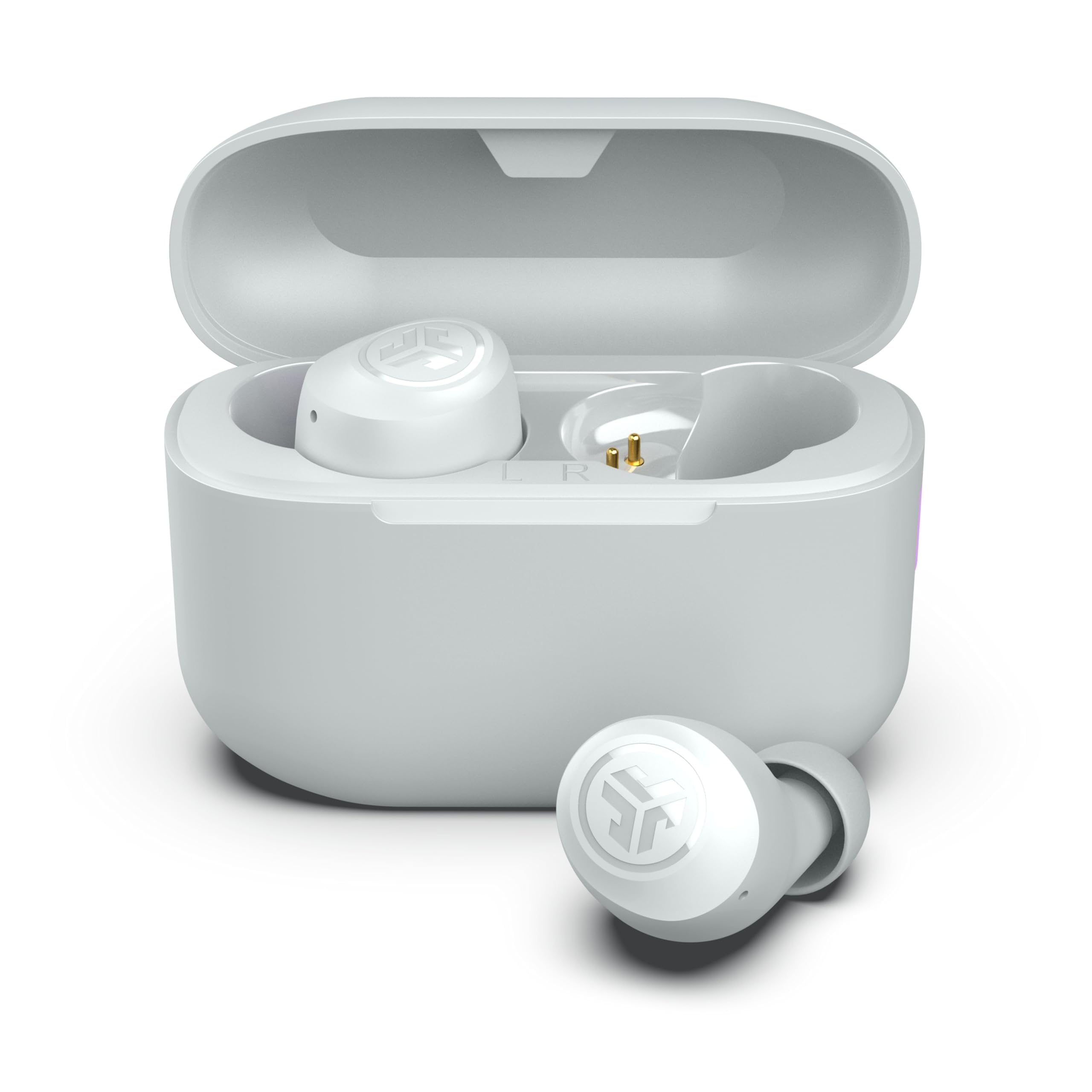 JLab Go Air Pop+ Auriculares Inalambricos Bluetooth, Wireless Earbuds 35+ Horas Rendimiento con Caja de Carga - Audifonos Bluetooth Inalambricos con Micrófono, Dual Connect, App, Negro Medianoche — view 19