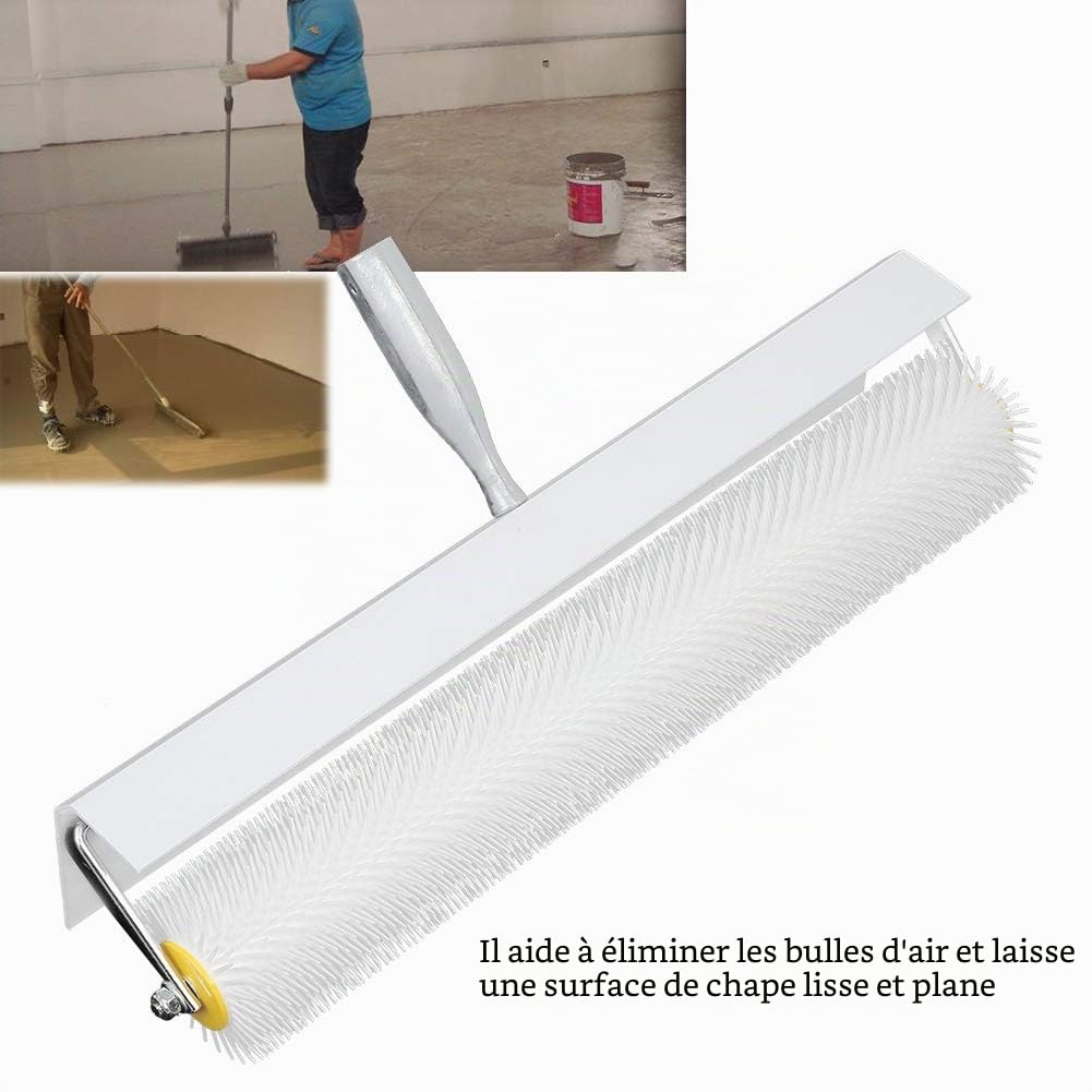 Ausla Rouleau de Peinture Professionnel avec Réservoir, 500mm, pour Plancher de Chape et Latex, Application de Composé de Nivellement