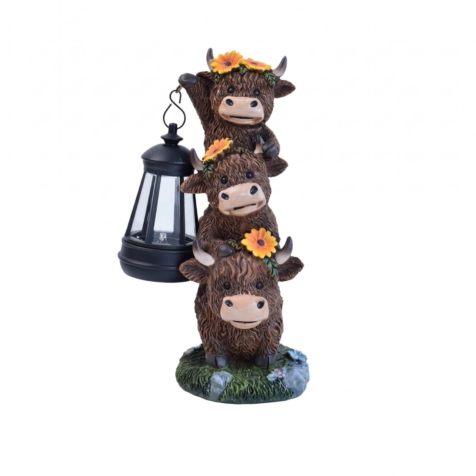 Decorative Solar Cow Light Energy Efficient Cow Solar Light Waterproof Outdoor Decor Easy to Install for Yard, Path, Patio, Happy Cow Hanging | Home & Garden-picture-32