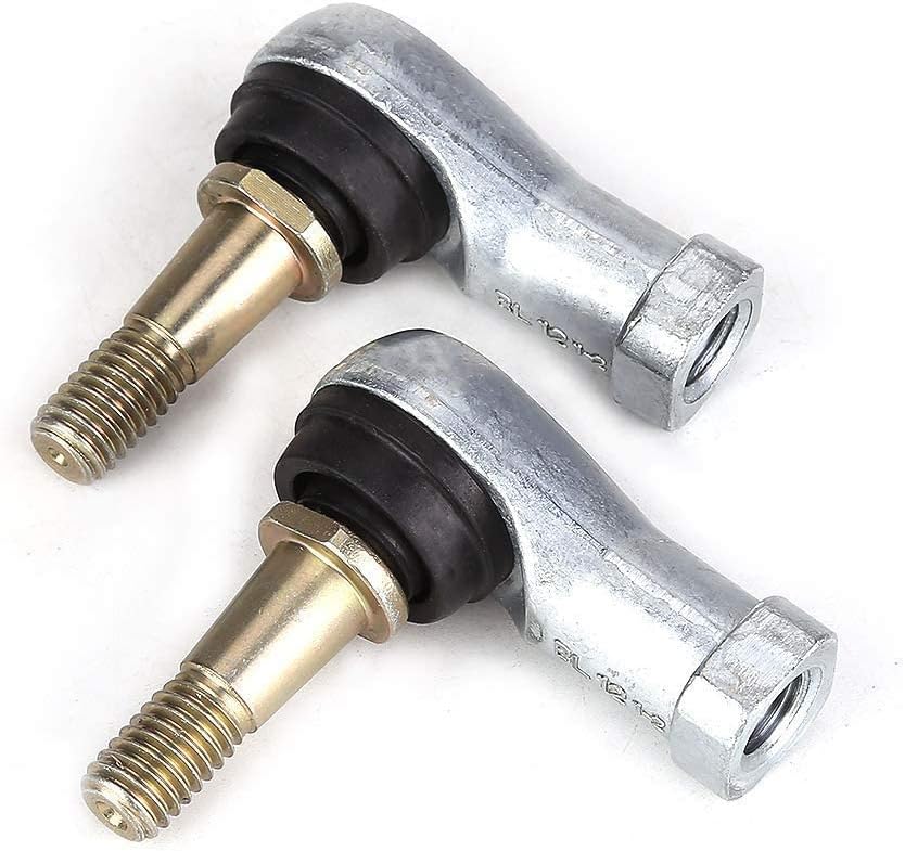 10L0L Golf Cart Ball Joint Kit Tie Rod End Set Compatible with EZGO TXT G&E 2001-up, Thread and Right Thread for Driver and Passenger Side, OEM# 70902G01, 70902G02