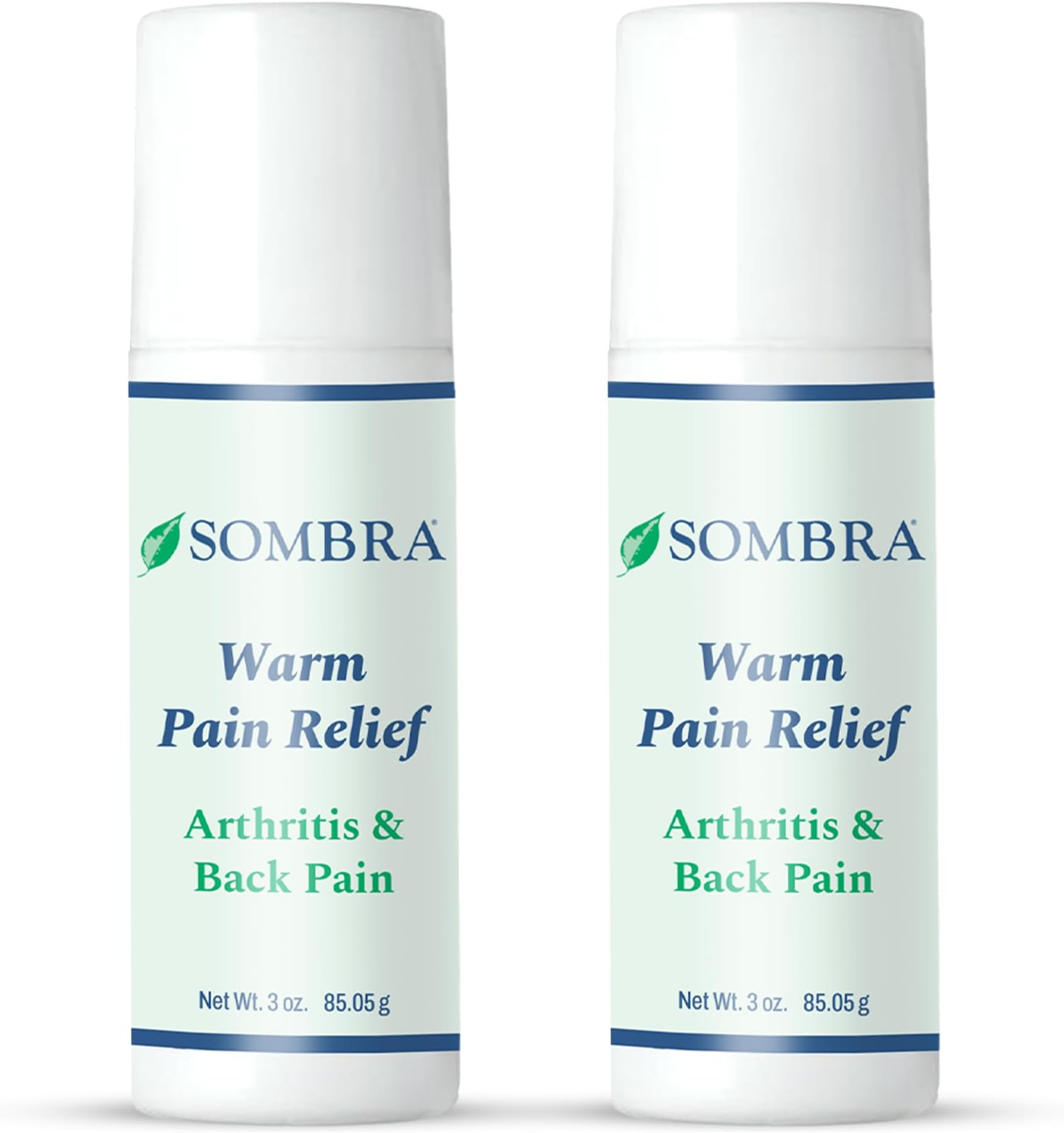 Sombra Warm Pain Relief Gel, Warm Relief for Arthritis and Chronic Pain Pre-Workout Muscle Rub Vegan Formula Free of Artificial Fragrances, Dyes, NSAIDs, Wax, Petrv