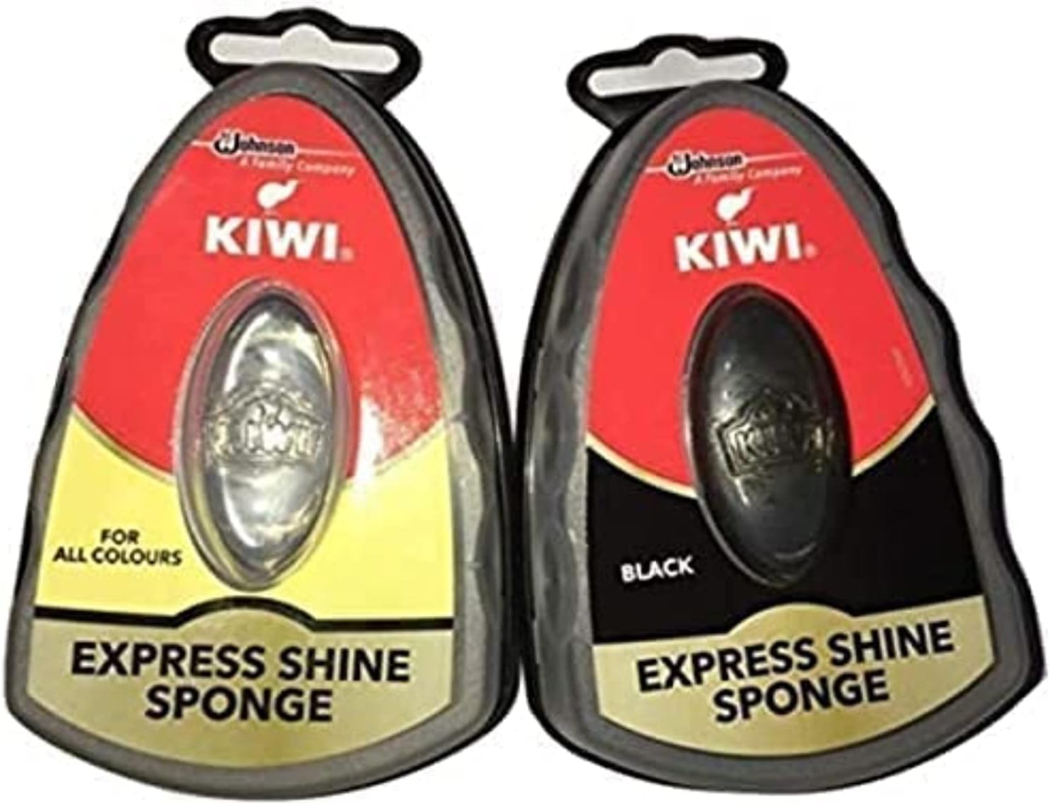 Express Shoe Shine Sponge, Black and neutral 0.169 fl oz Size: 0.169 fl oz, Multicoloured, 0.2 fl oz