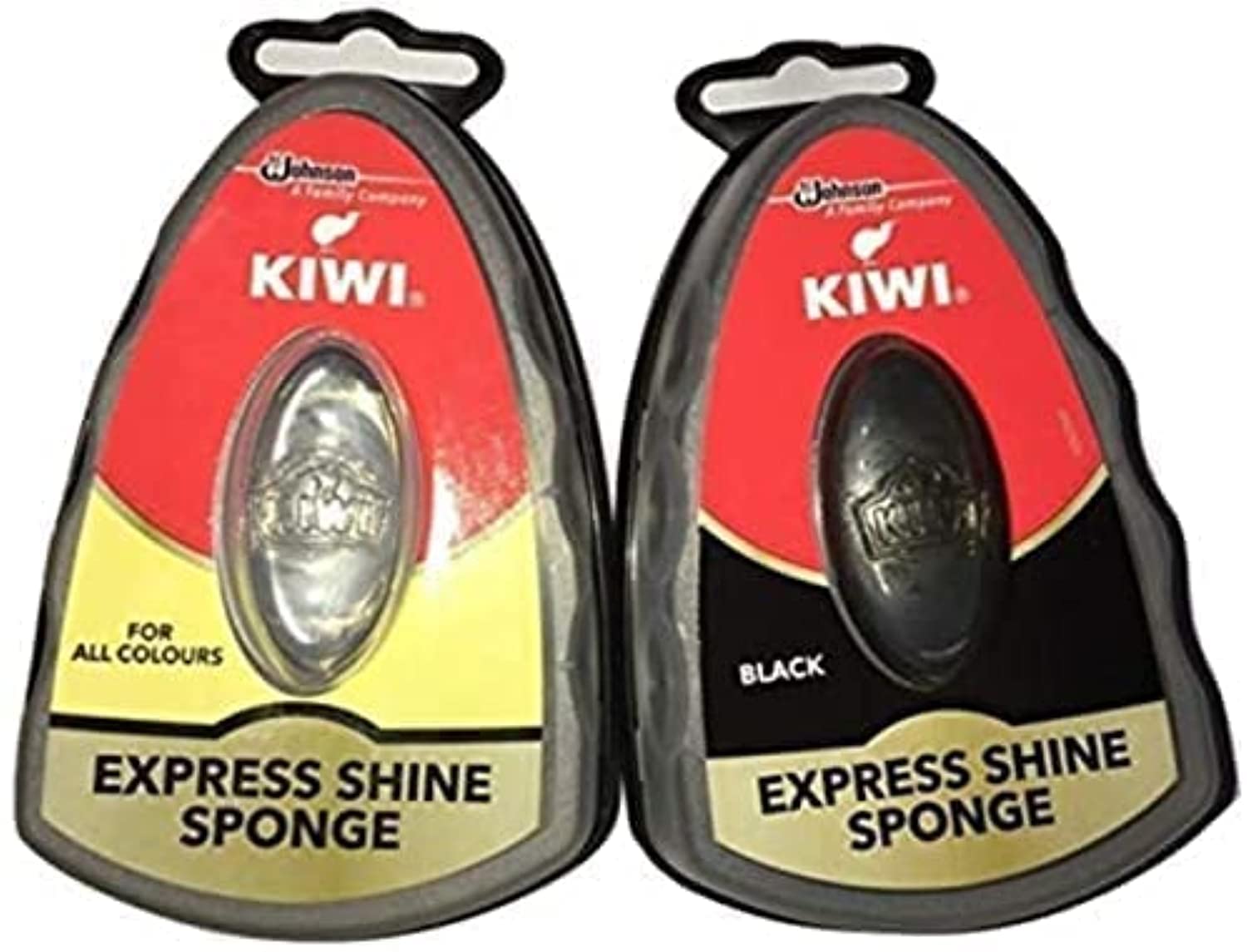 Kiwi Express Shoe Shine Sponge Black and neutral 0 2 fl oz Black Neutral 1 Each