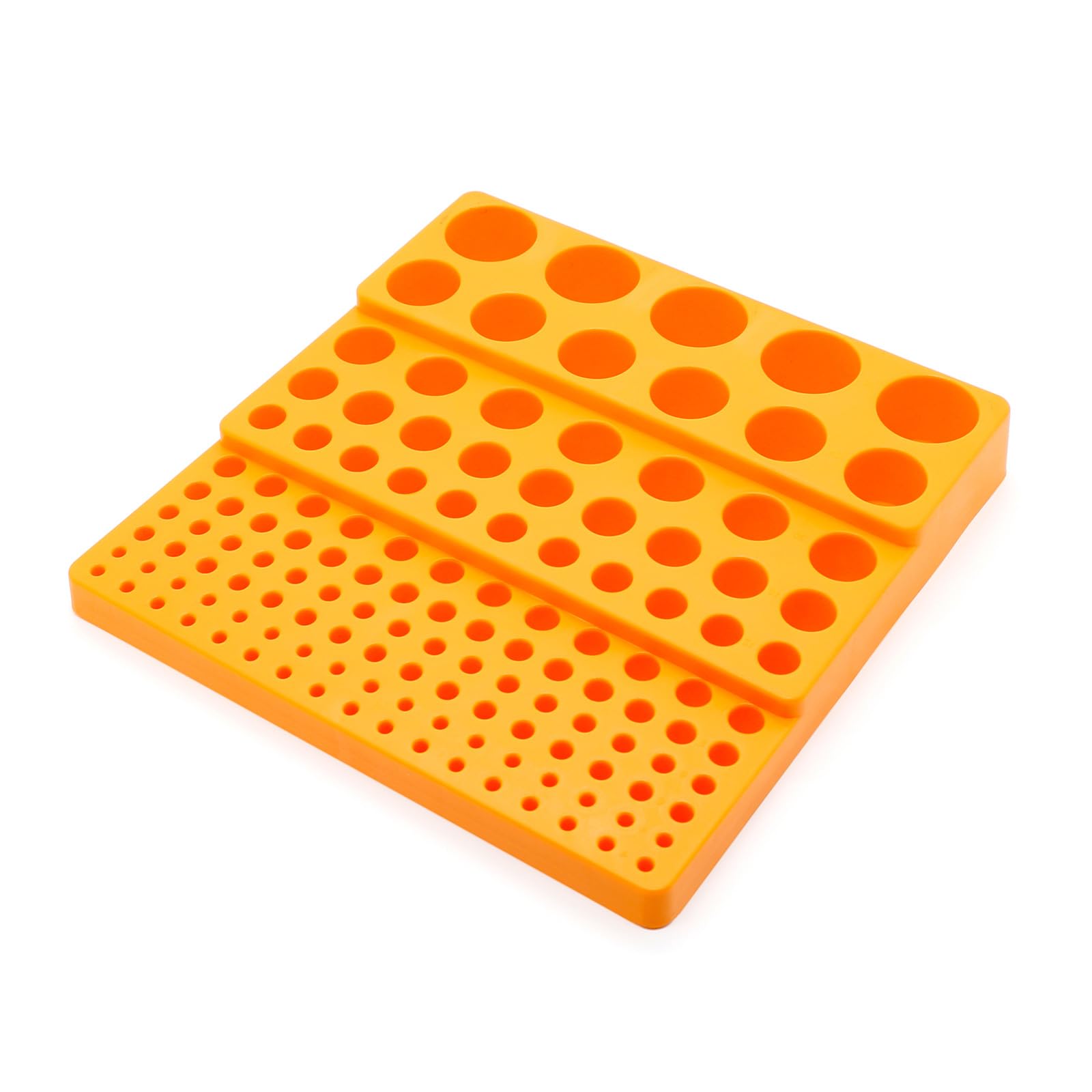 Yhplxyuus Yellow Bit Holder Organizers Drill Bit Storage Milling Cutter Drill Holder For 4-32Mm Milling Cutter Organizers Storage Case