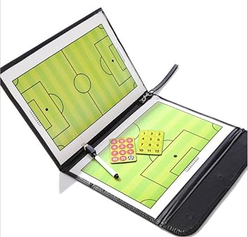 LYYS Folding Magnetic Football Coaching Board Football Coach Tactics Book