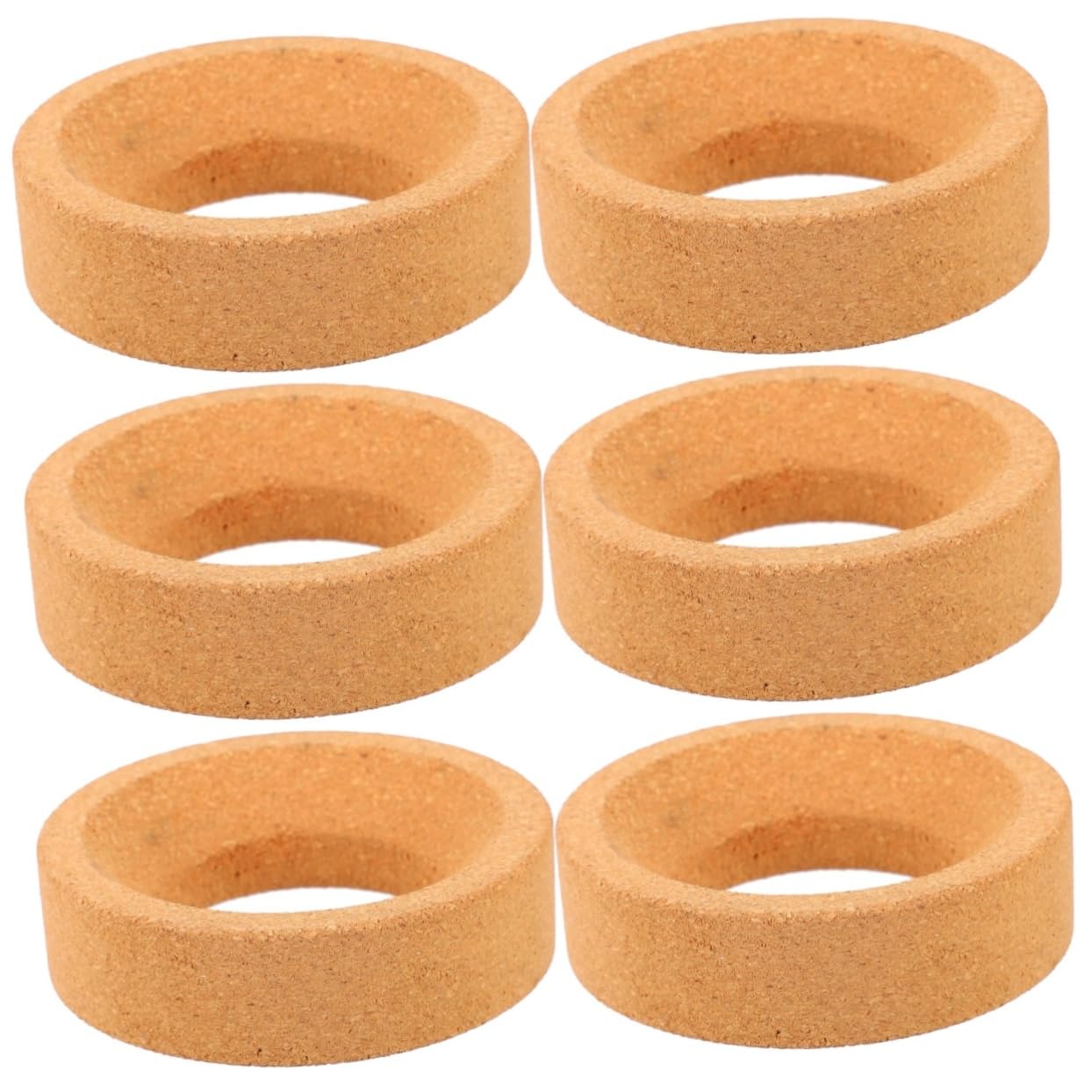 6pcs Cork Flask Stands for Round Bottom Experimental Flask Holder Lightweight Heat Insulating Laboratory Pad for Safe Storage and Support Labs